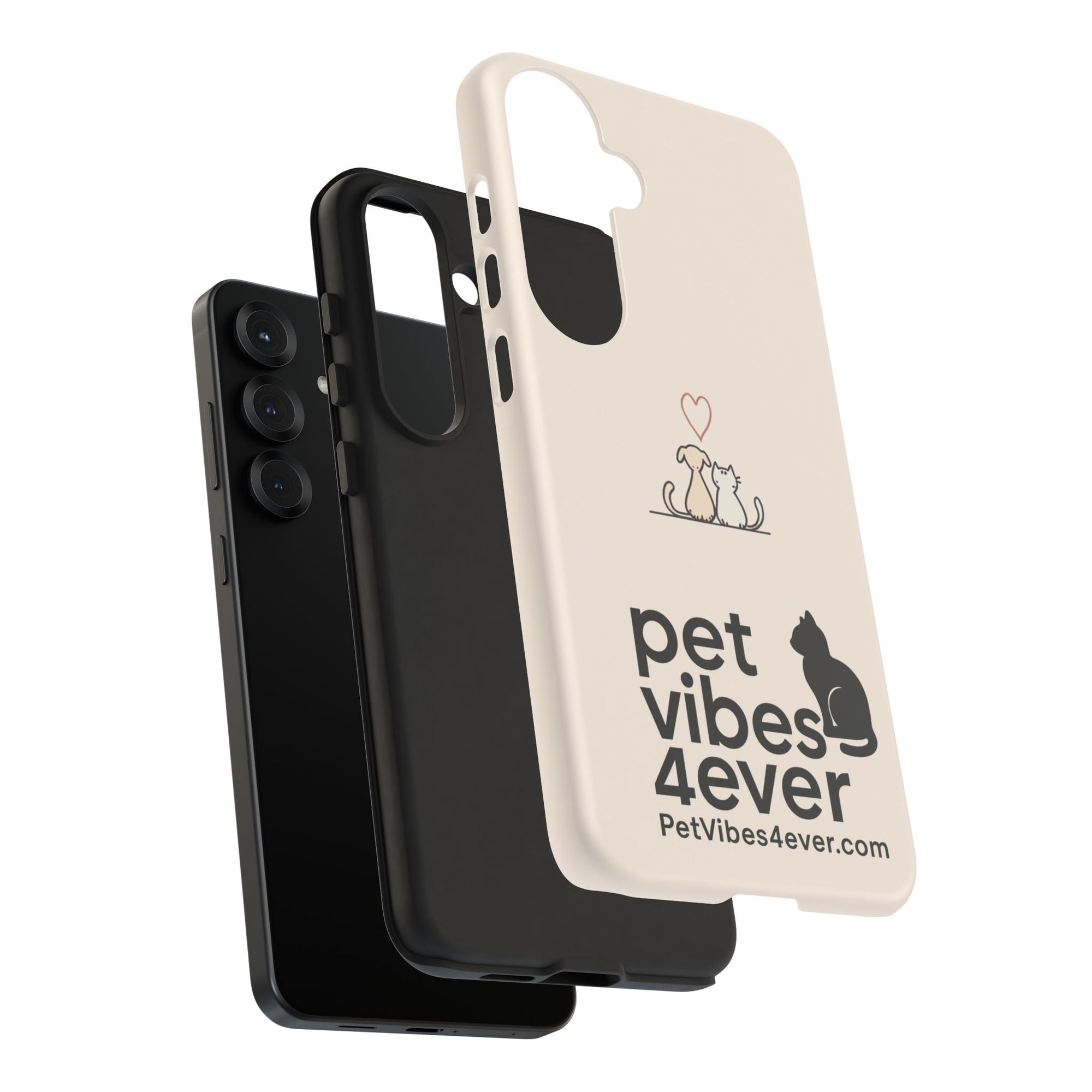 Cute Cat Phone Case - Pet Lovers Gift, Tough Cases, Customizable, Animal Lover, Cat Mom/Dad, Funny Cat Merchandise