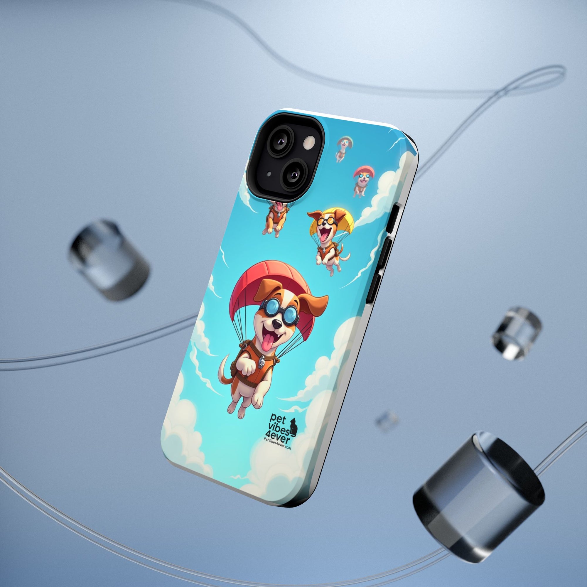 Playful Pet Vibes iPhone Case | Impact-Resistant Dog Design, Gifts for Dog Lovers, Cute Phone Accessory, Fun Pet Merchandise, [...]
