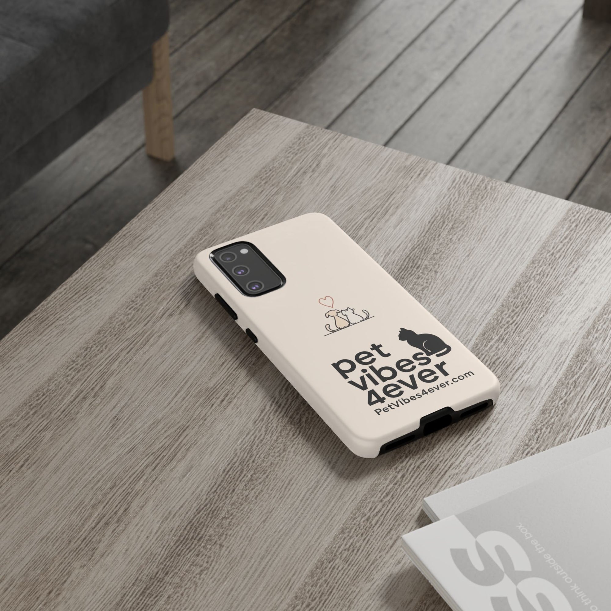 Cute Cat Phone Case - Pet Lovers Gift, Tough Cases, Customizable, Animal Lover, Cat Mom/Dad, Funny Cat Merchandise