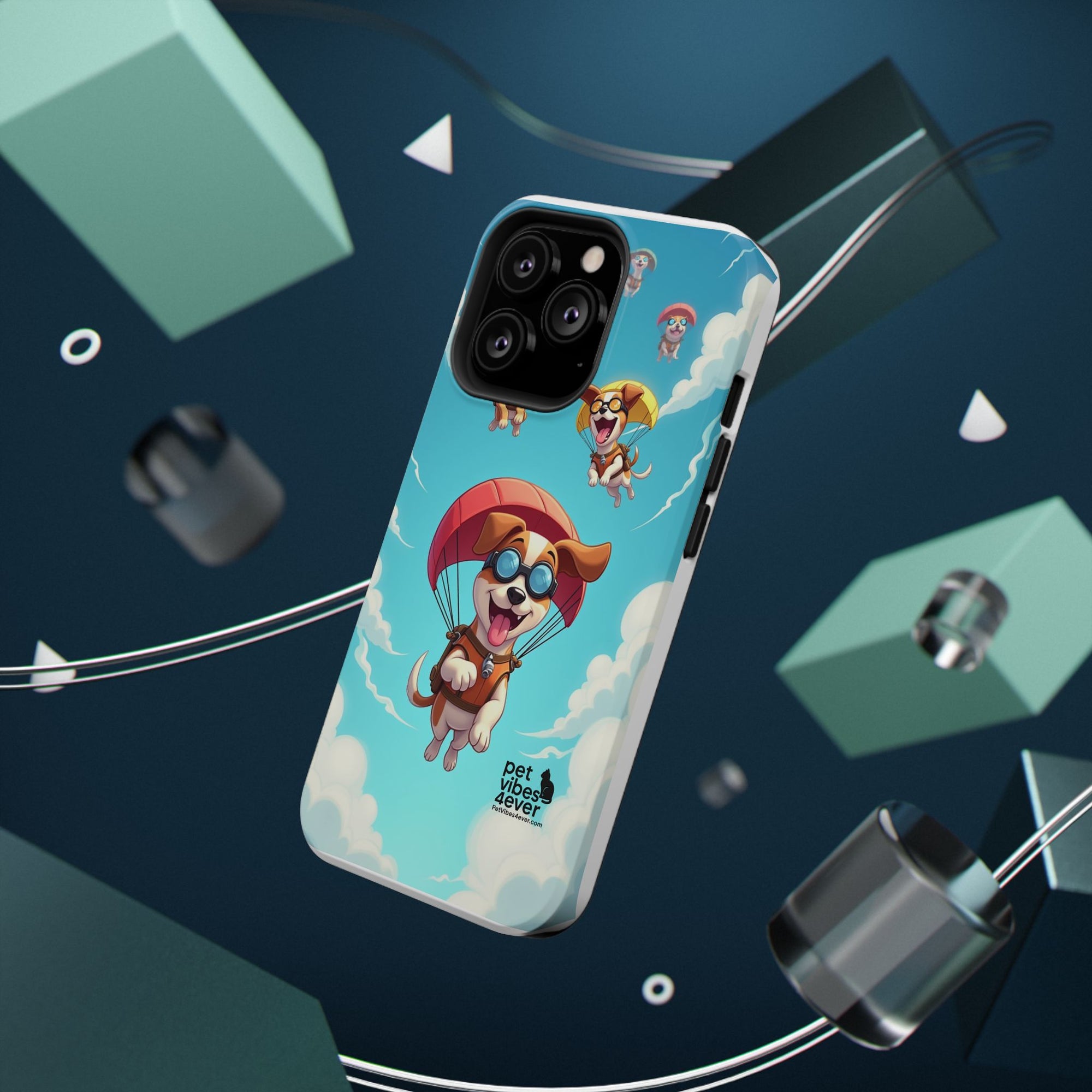 Playful Pet Vibes iPhone Case | Impact-Resistant Dog Design, Gifts for Dog Lovers, Cute Phone Accessory, Fun Pet Merchandise, [...]
