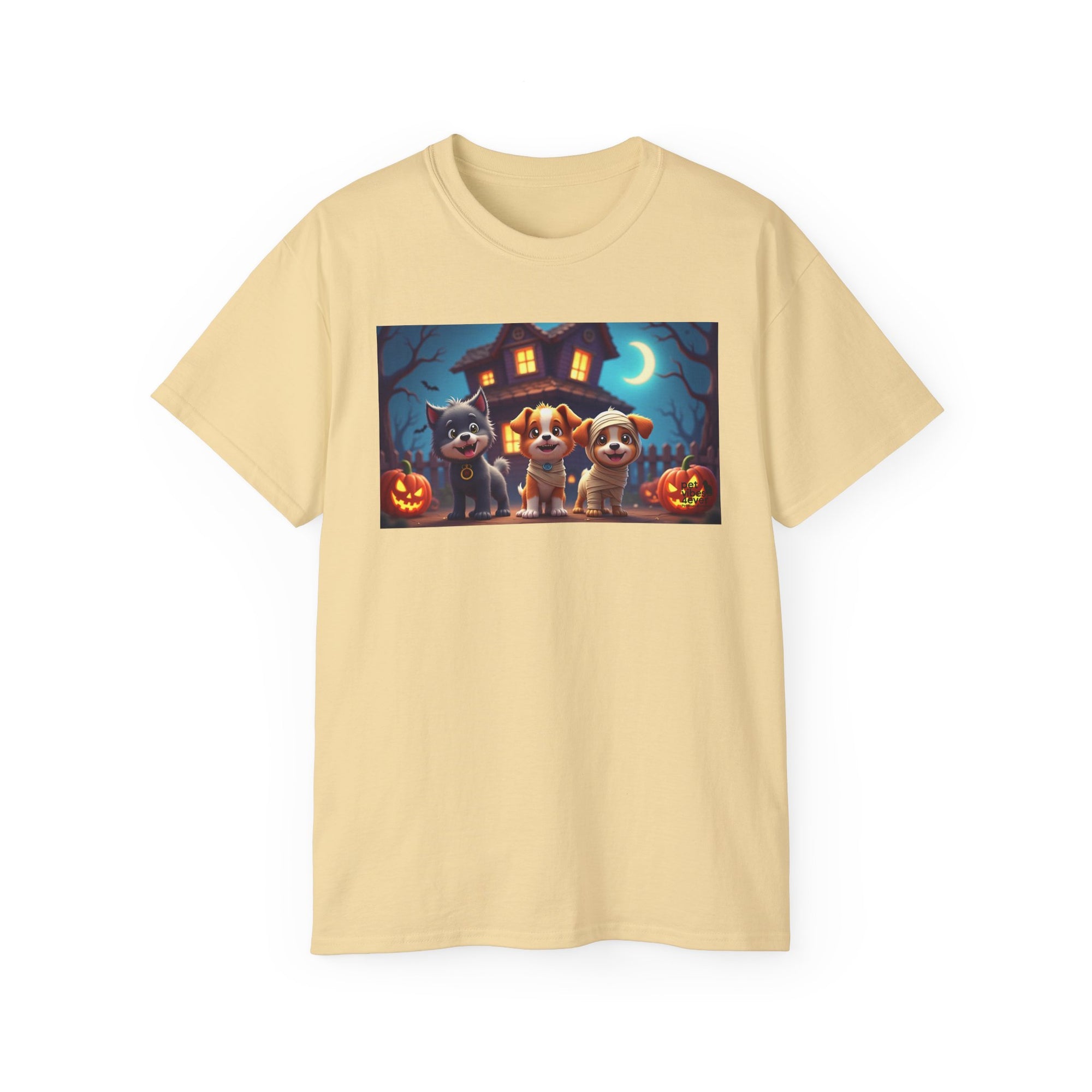 Halloween Pet Tee, Unisex Ultra Cotton T-Shirt, Cute Dog T-Shirt, Pet Lovers Gift, Halloween Costume Top