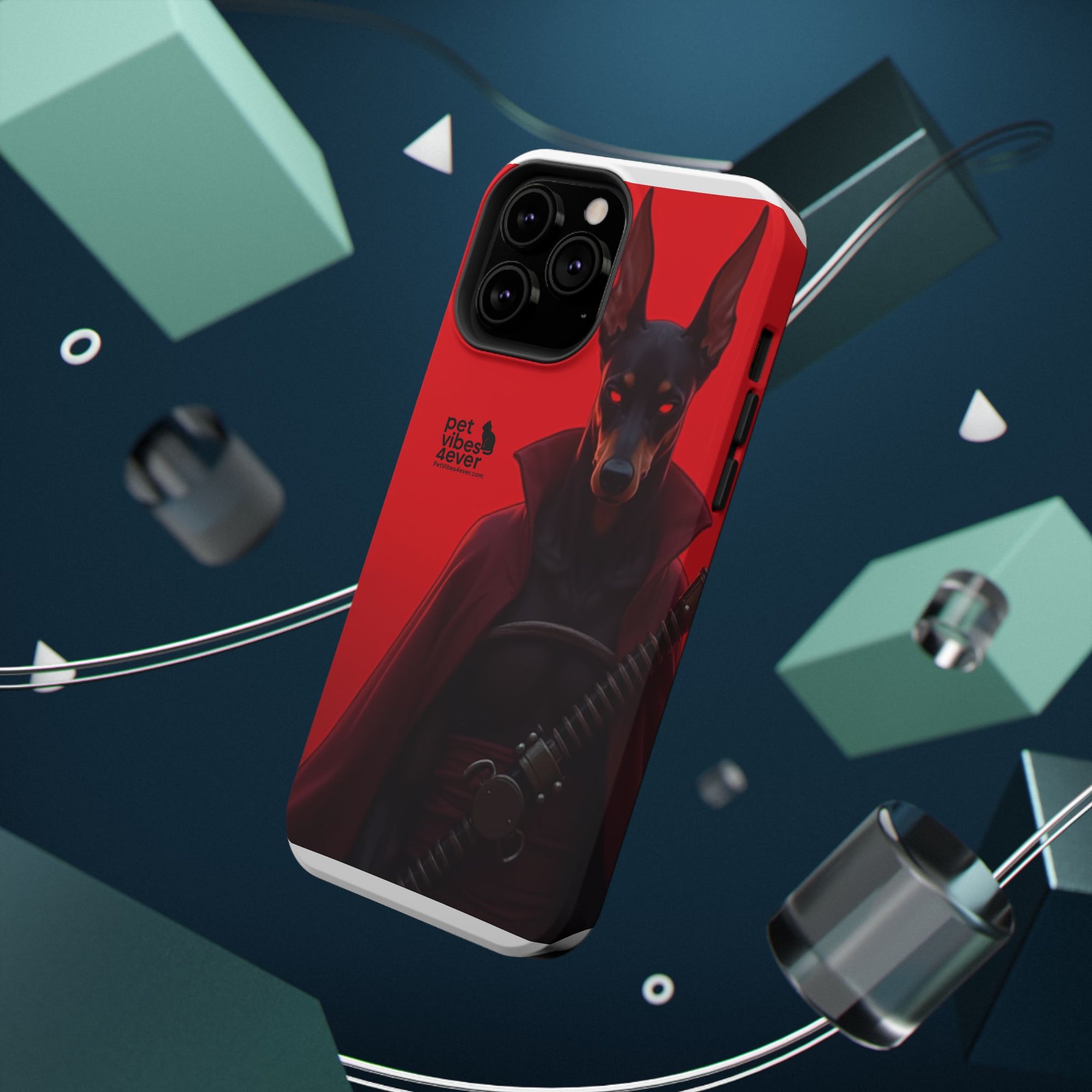 Impact-Resistant Phone Cases with Bold Dog Design, Durable Silicone, Gifts for Dog Lovers, Unique Cell Phone Accessories, Pet-Themed Gifts
