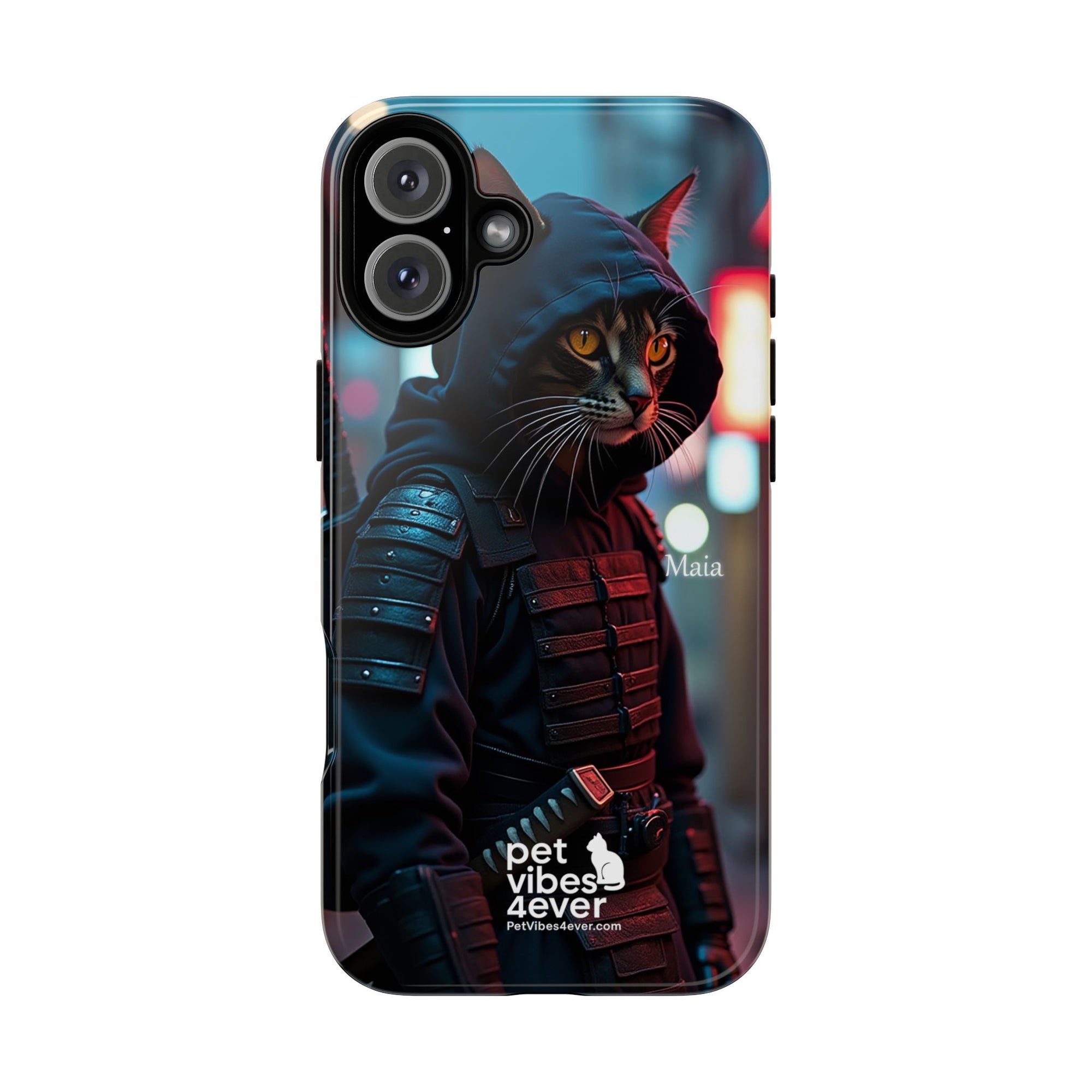 Tough Cases: Cool Cat Phone Case with 'Pet Vibes 4ever', Perfect for Cat Lovers, Unique Gift for Pet Enthusiasts, Fun Phone Accessory, [...]