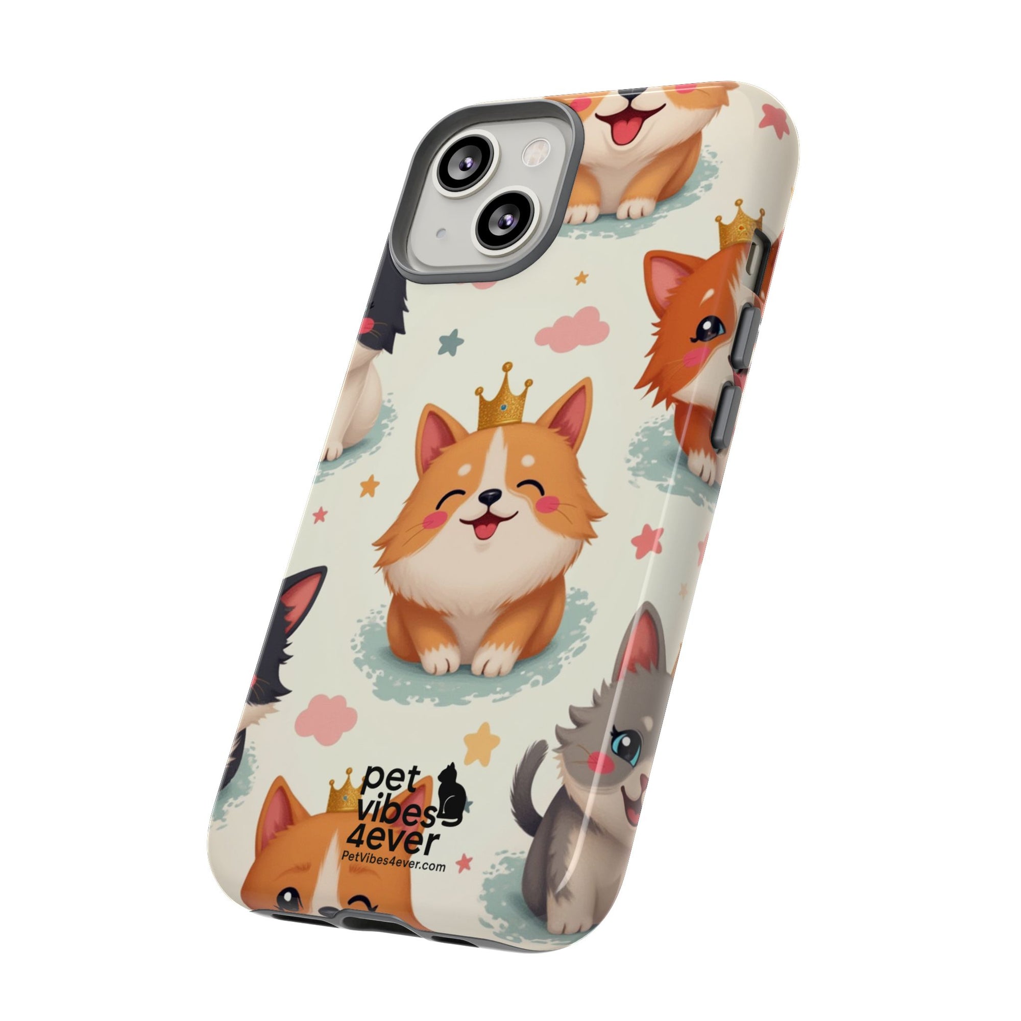 Cute Pet Phone Case, Dog Lover Accessory, Cat Phone Cover, Gift for Animal Lovers, Birthday Present, Pet Vibes Forever