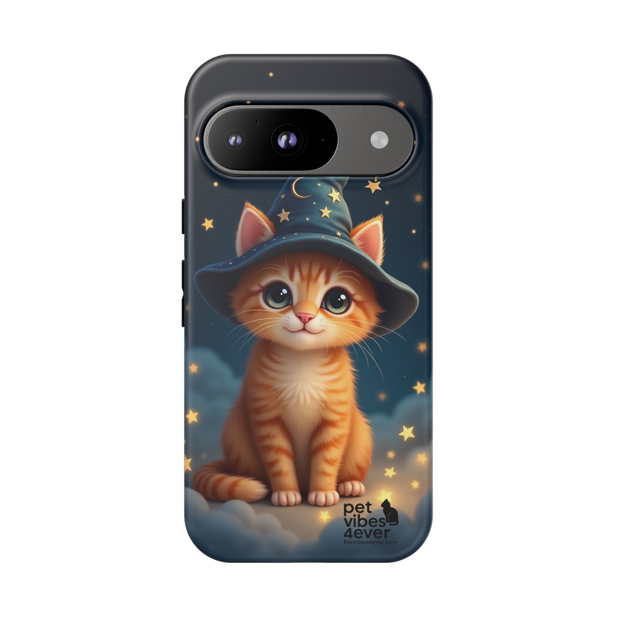 Cat-Themed Phone Case, Cute Cat Case, Pet Lover Gift, Kawaii Phone Accessory, Celestial Cat Design, Stylish Gadget Protector