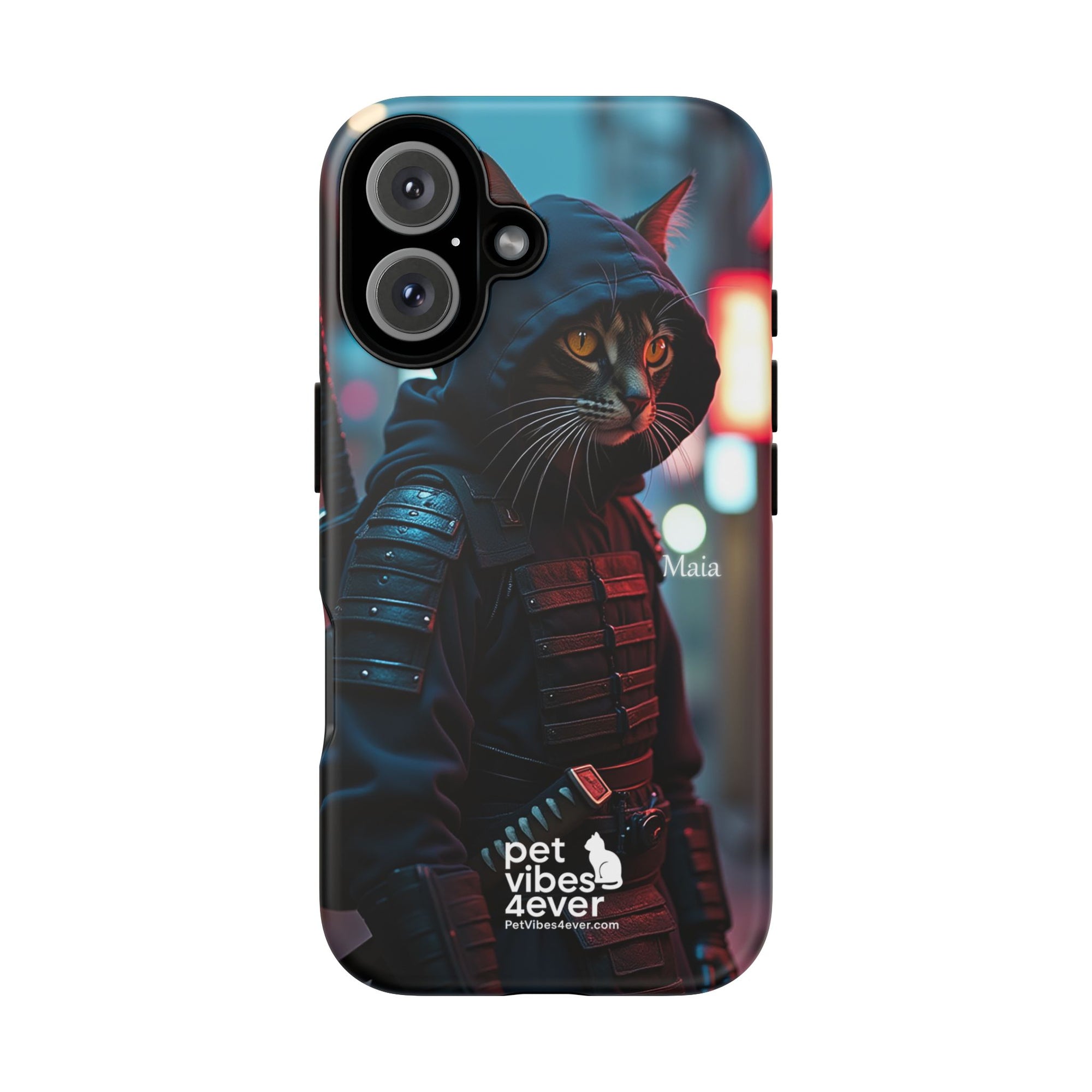 Tough Cases: Cool Cat Phone Case with 'Pet Vibes 4ever', Perfect for Cat Lovers, Unique Gift for Pet Enthusiasts, Fun Phone Accessory, [...]