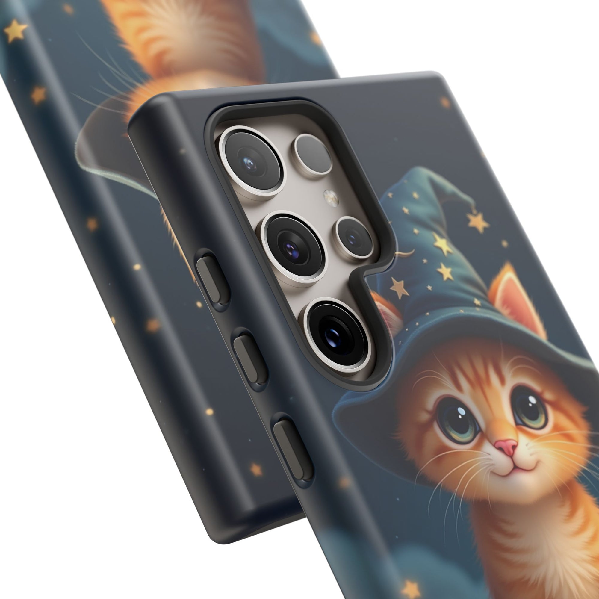 Cat-Themed Phone Case, Magical Cat Case, Pet Lover Gift, Cute Animal Accessories, Birthday Present For Cat Owners