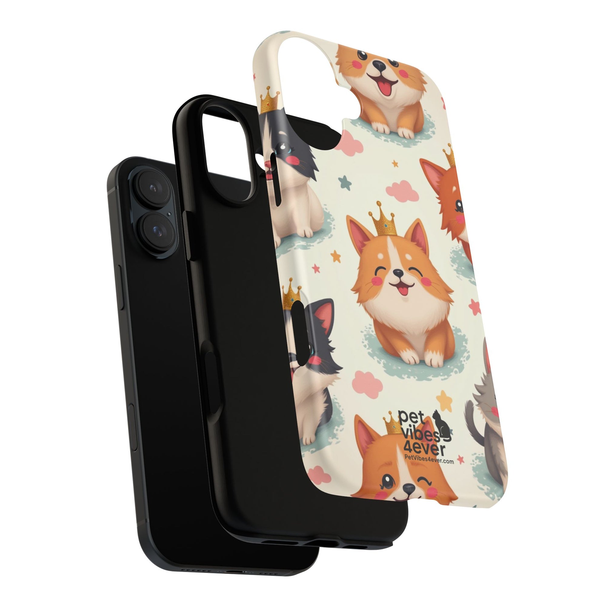Cute Pet Phone Case, Dog Lover Accessory, Cat Phone Cover, Gift for Animal Lovers, Birthday Present, Pet Vibes Forever
