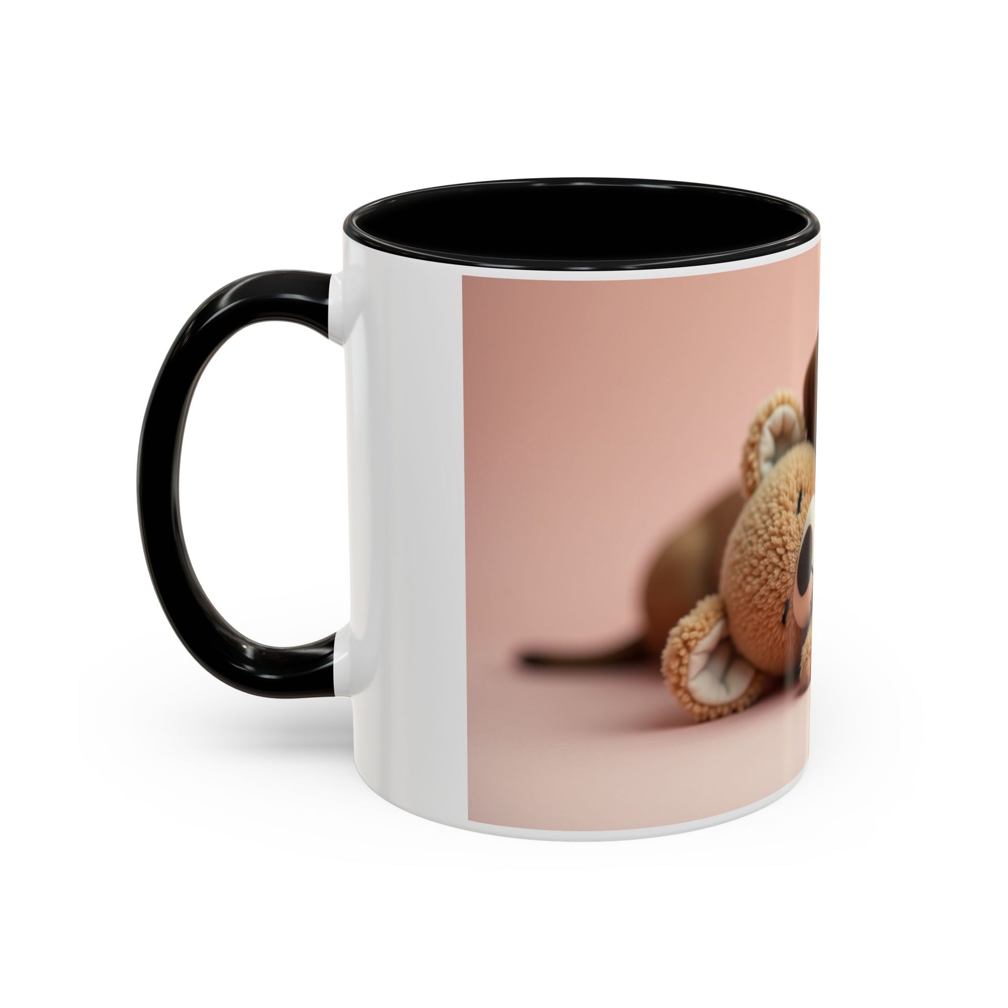 Cute Dog and Toy Accent Coffee Mug - Perfect for Pet Lovers, Gift for Animal Enthusiasts, Adorable Mug for Home and Office