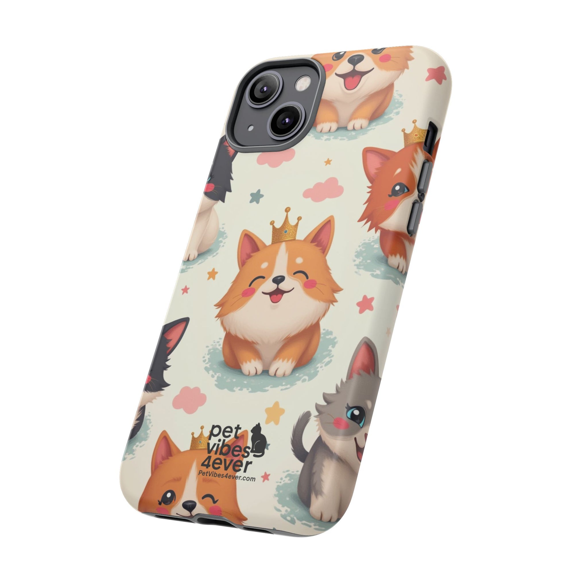 Cute Pet Phone Case, Dog Lover Accessory, Cat Phone Cover, Gift for Animal Lovers, Birthday Present, Pet Vibes Forever