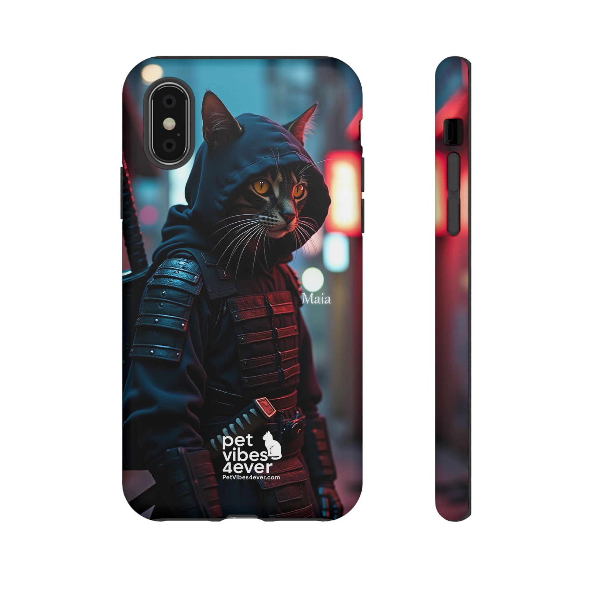 Tough Cases: Cool Cat Phone Case with 'Pet Vibes 4ever', Perfect for Cat Lovers, Unique Gift for Pet Enthusiasts, Fun Phone Accessory, [...]