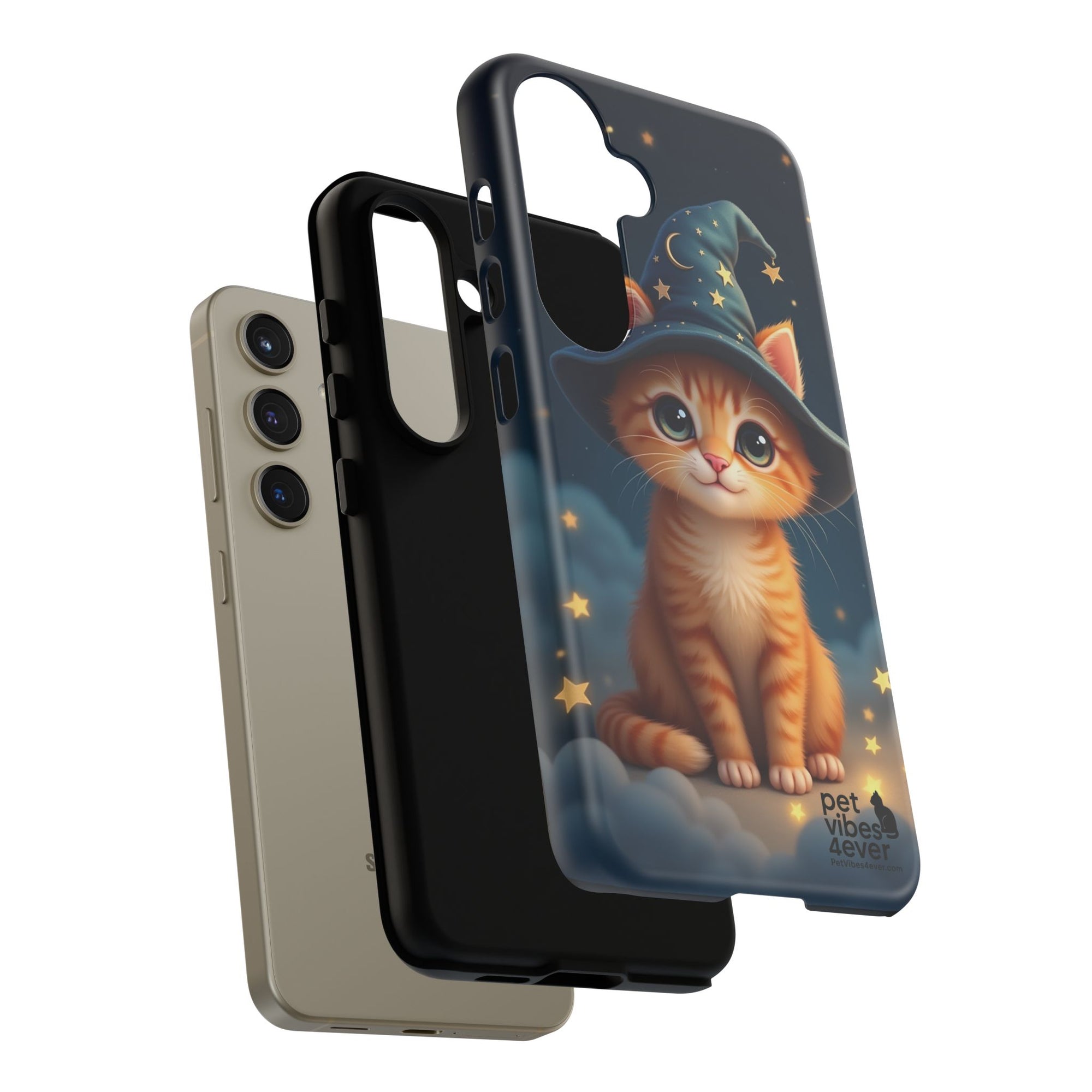 Cat-Themed Phone Case, Magical Cat Case, Pet Lover Gift, Cute Animal Accessories, Birthday Present For Cat Owners