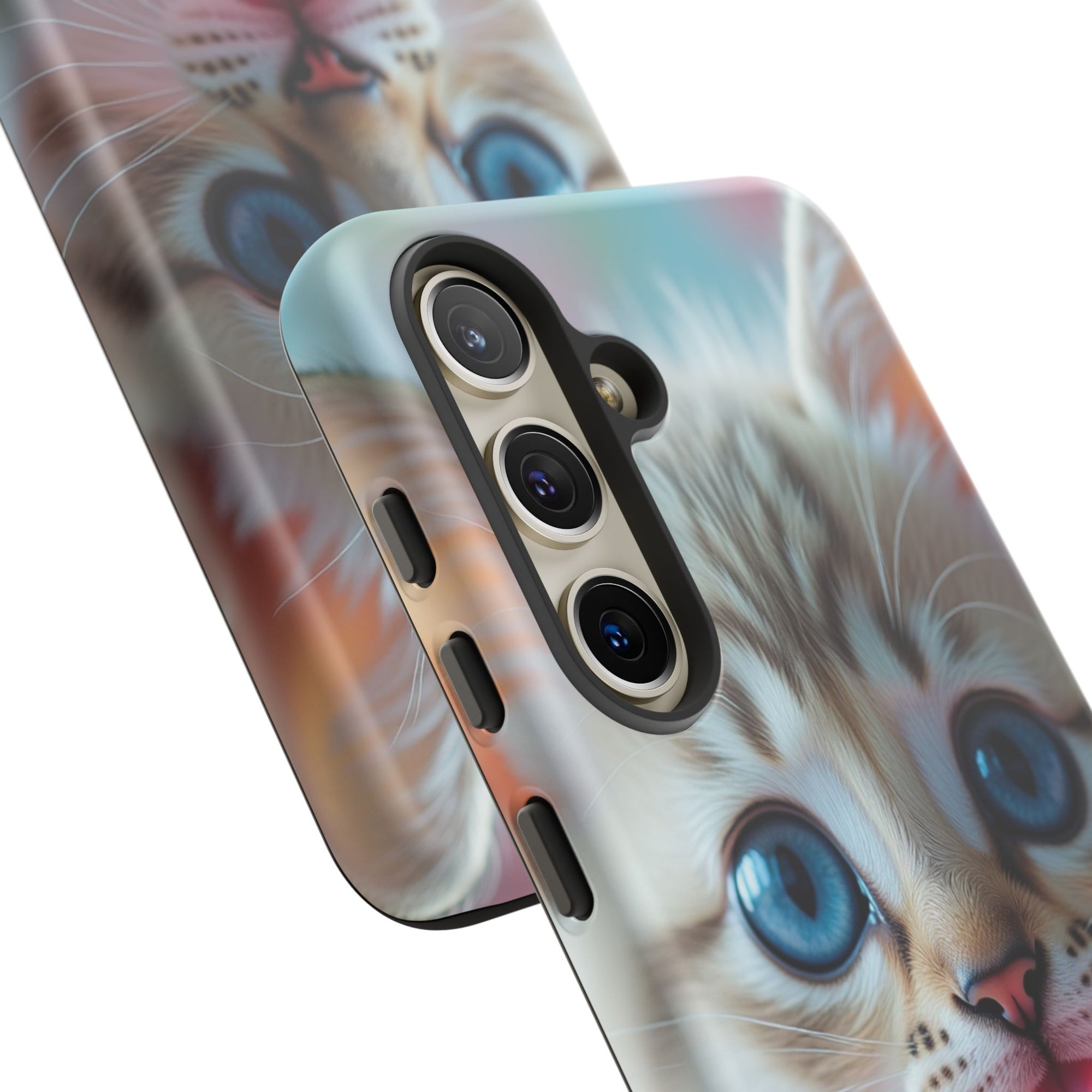 Cute Cat Phone Case with Pet Vibes, Perfect Gift for Cat Lovers, Fun Tech Accessories for Birthdays, Animal Lovers, Kawaii Style
