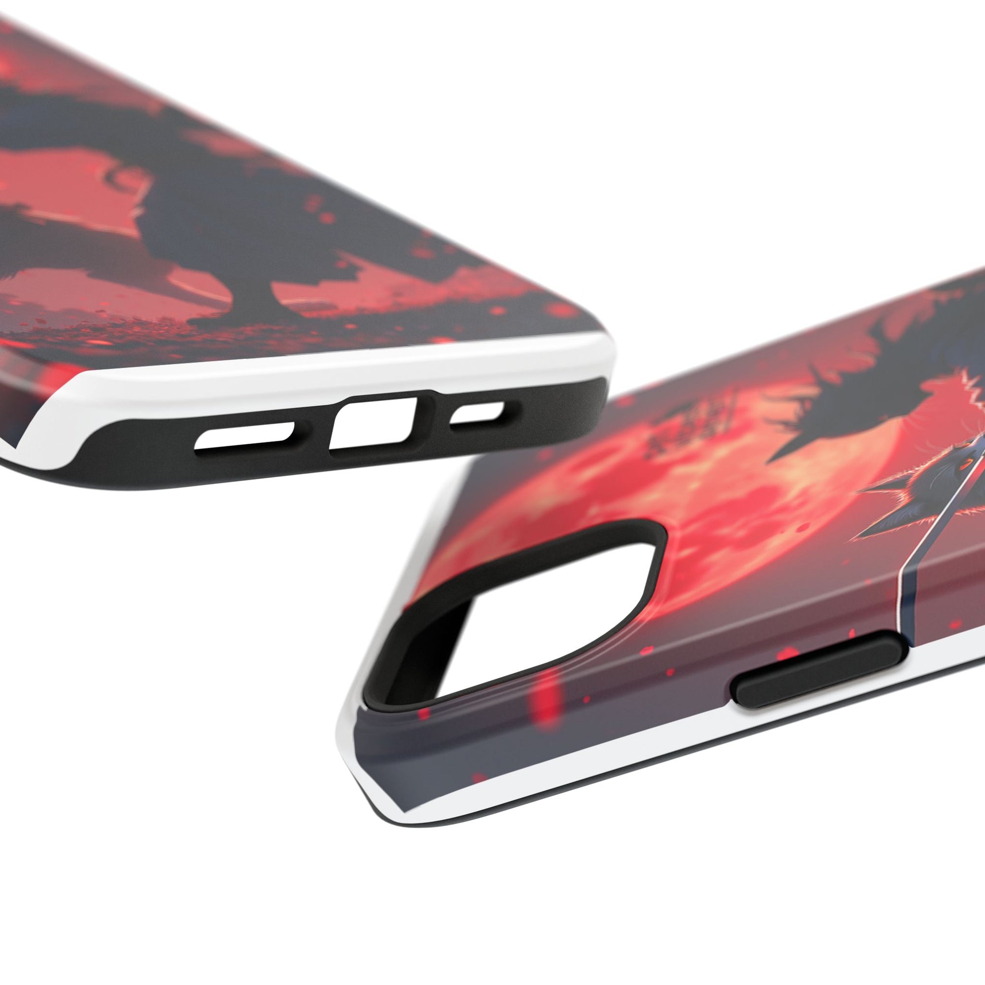 Samurai Cat Phone Case – Impact-Resistant, Pet Lovers, Cool Tech Accessories, Anime Aesthetic, Unique Gifts
