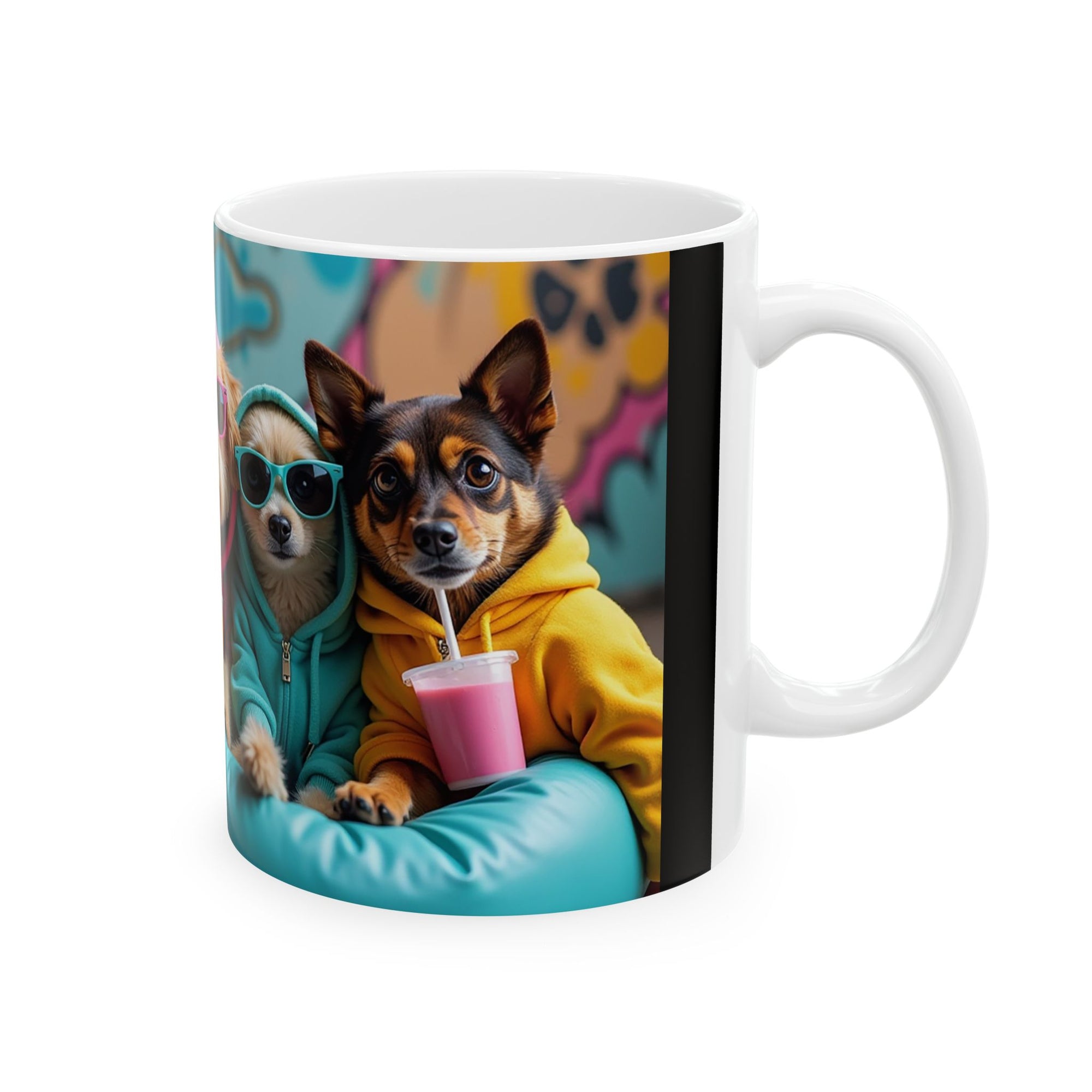 Stylish Pet-Themed Ceramic Mug, Cats and Dogs Mug, Funny Animal Gift, Coffee Mug for Pet Lovers, Unique Pet Parent Gift Ideas, Quirky [...]