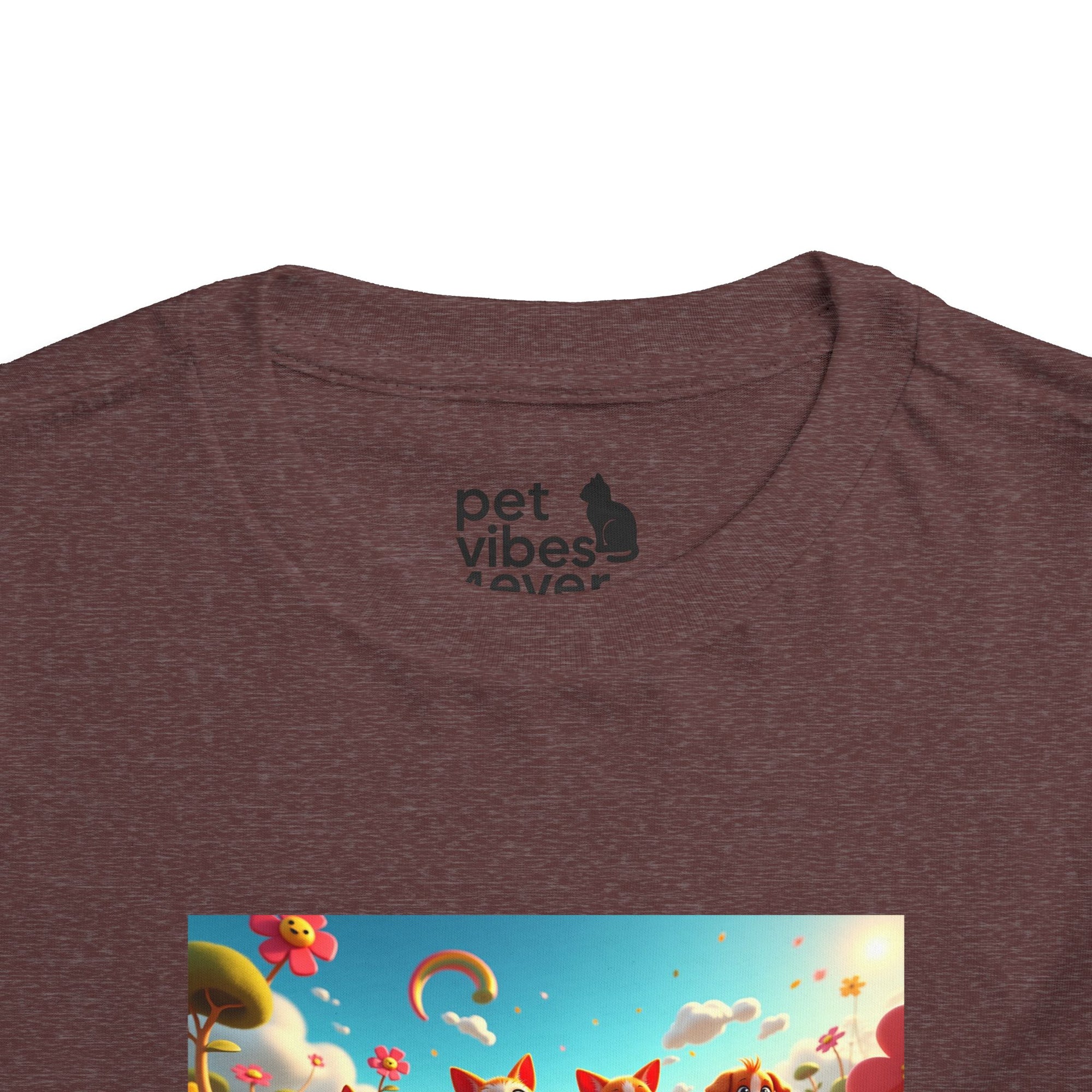 Colorful Toddler Short Sleeve Tee, Fun Kids T-Shirt, Summer Playwear, Birthday Gift, Rainbow Design Tee, Everyday Playwear