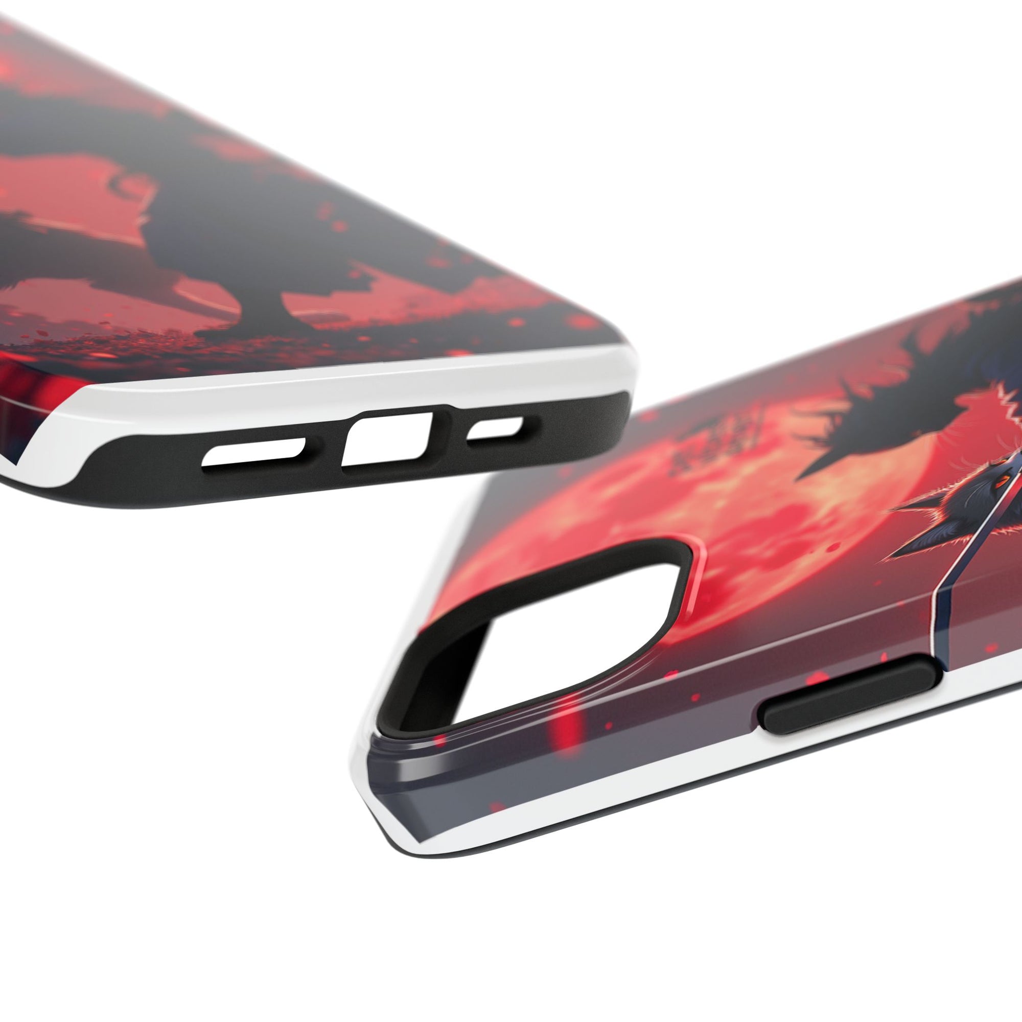 Samurai Cat Phone Case – Impact-Resistant, Pet Lovers, Cool Tech Accessories, Anime Aesthetic, Unique Gifts