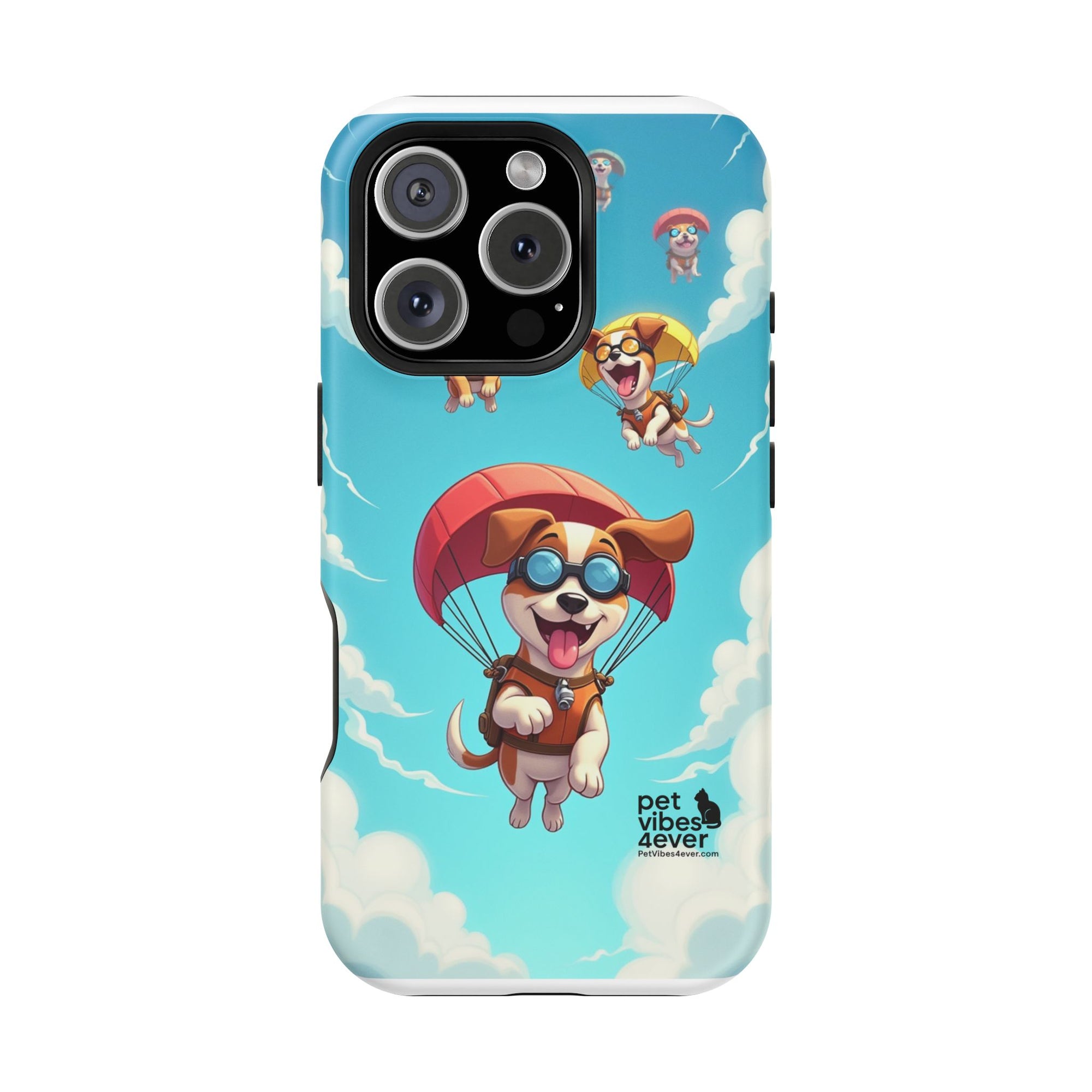 Playful Pet Vibes iPhone Case | Impact-Resistant Dog Design, Gifts for Dog Lovers, Cute Phone Accessory, Fun Pet Merchandise, [...]