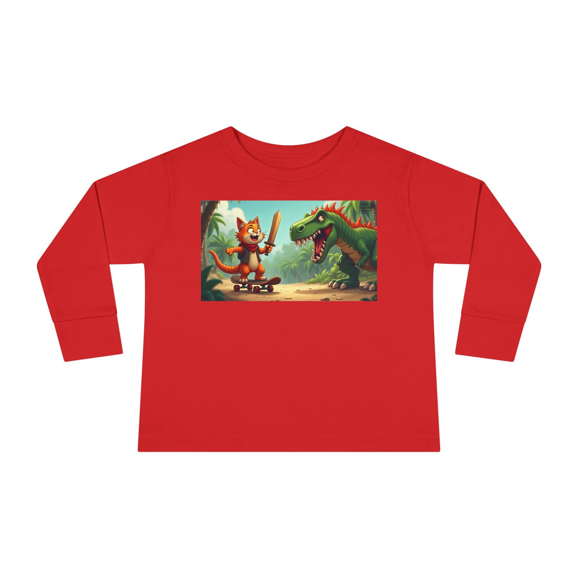 Whimsical Dinosaur Adventure Toddler Long Sleeve Tee - Perfect for Playdates, Birthdays, Family Outings, and Everyday Fun, Kids' [...]