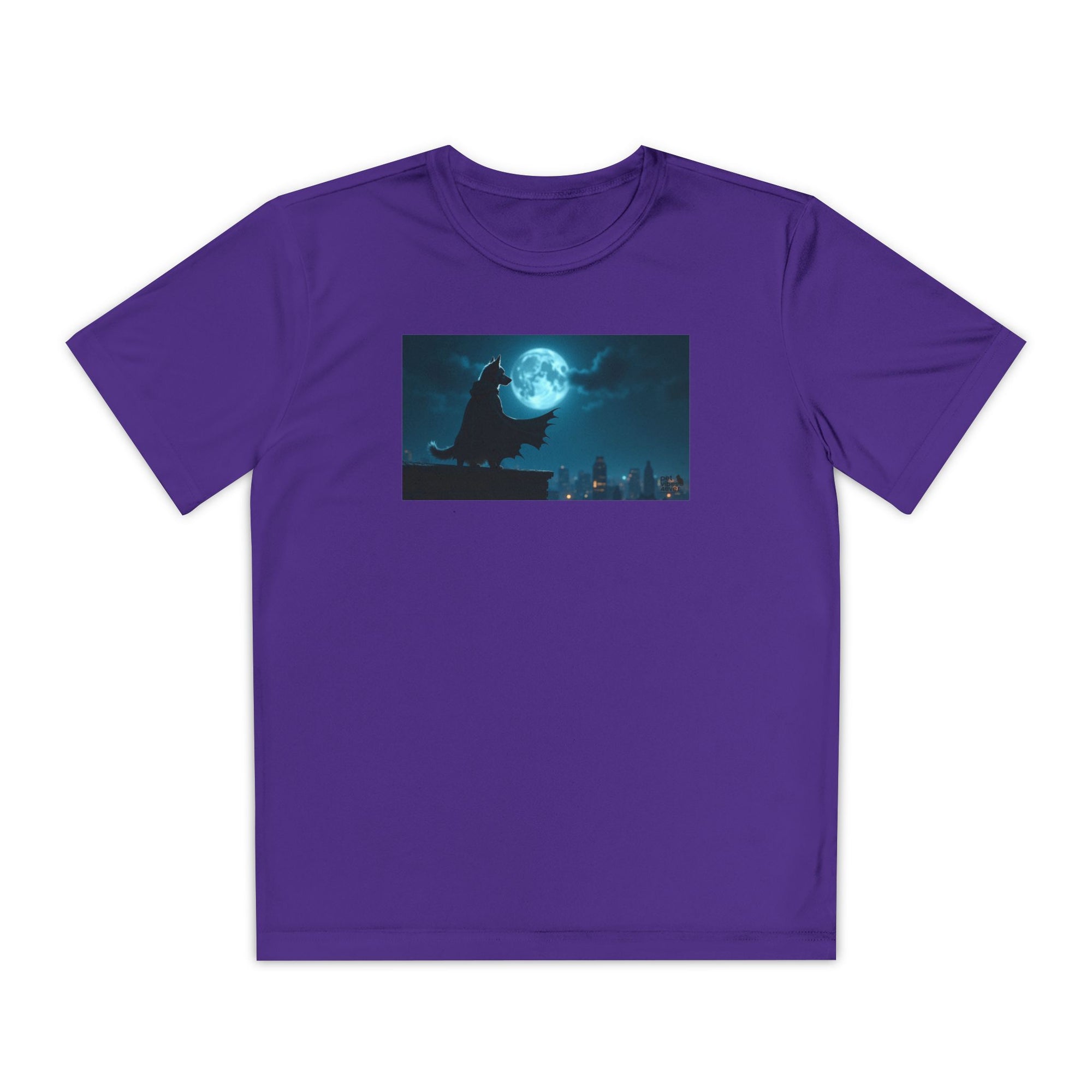 Youth Competitor Tee with Bold Eclipse Design, Perfect for Sports Events, Birthdays, Fun Outings, Team Spirit, Unique Gift Idea