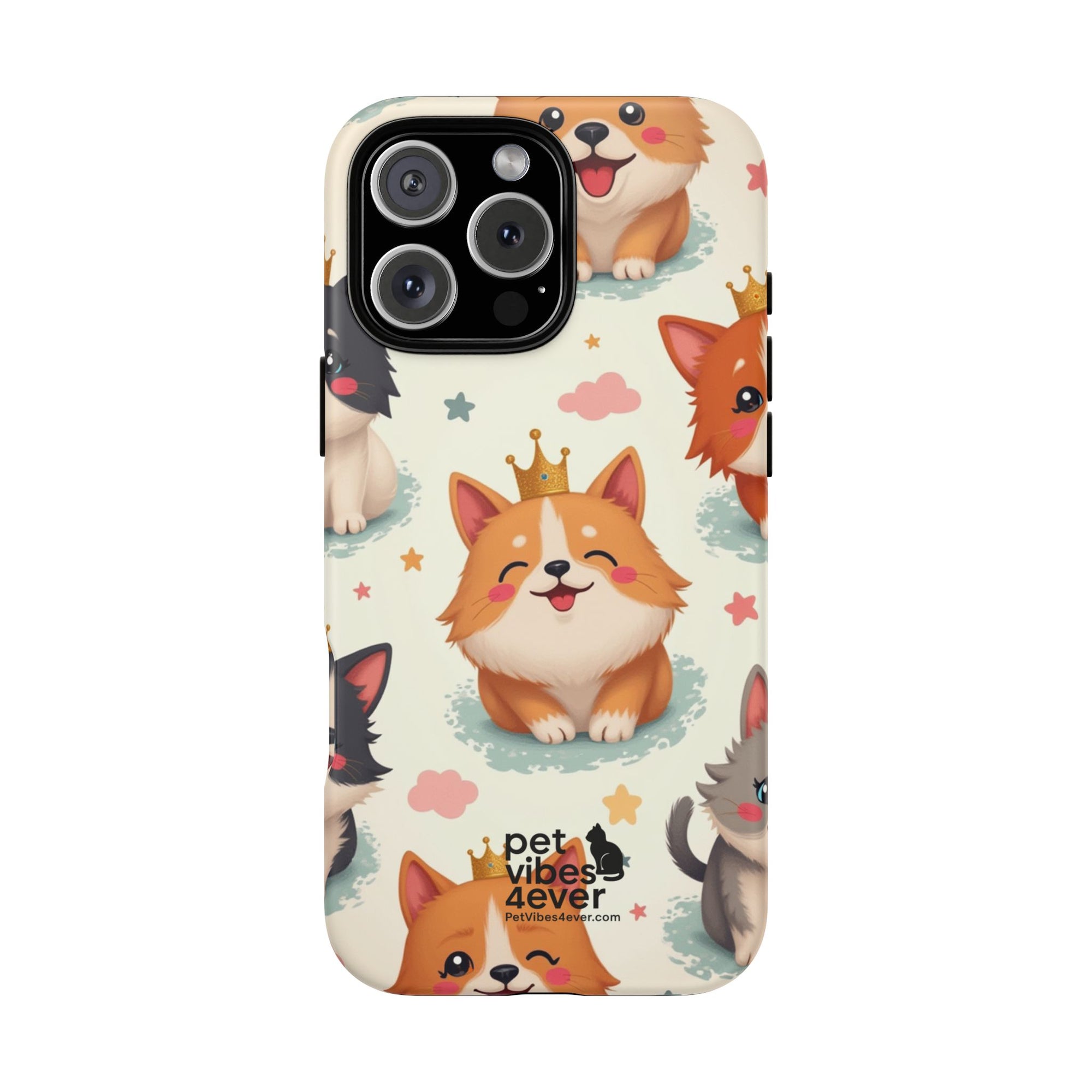 Cute Pet Phone Case, Dog Lover Accessory, Cat Phone Cover, Gift for Animal Lovers, Birthday Present, Pet Vibes Forever