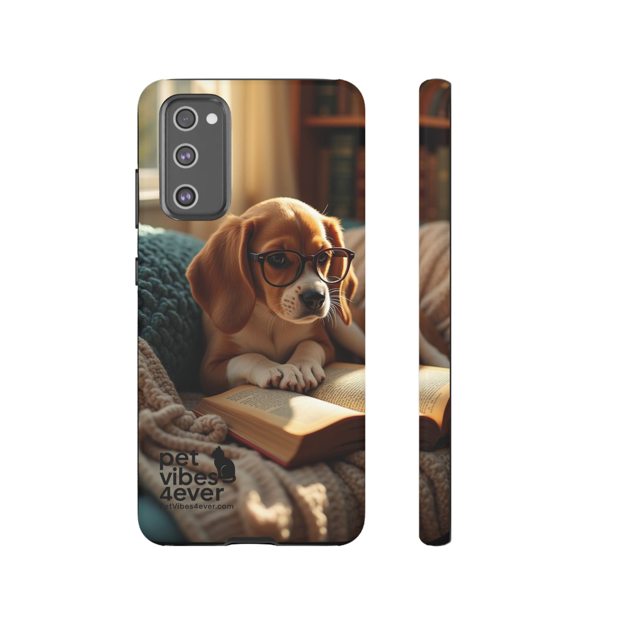 Dog-Themed Phone Case with "Pet Vibes Forever" Design, Cute Dog Accessories, Pet Lover Gift, Phone Cover, Animal Lover Decor