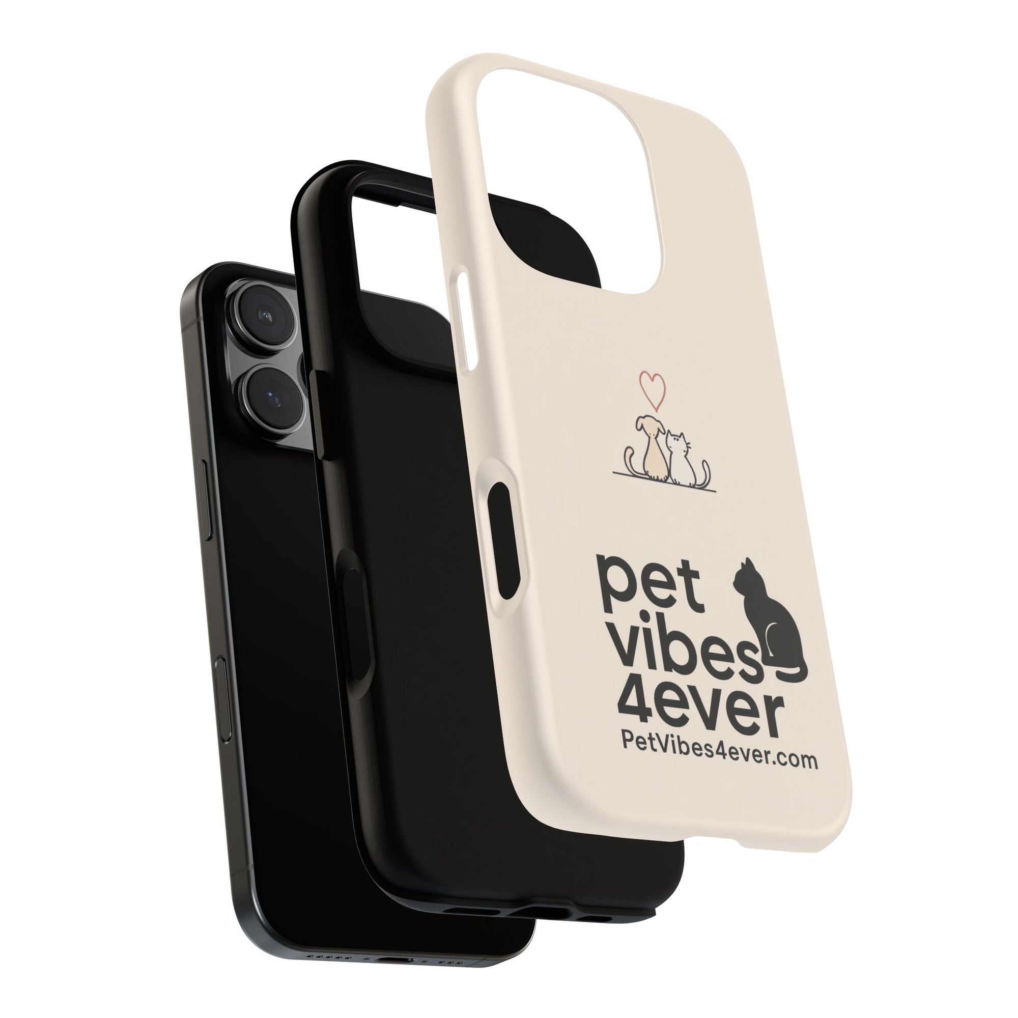 Pet Lovers Phone Case, Cute Animal Design, Tough Cases for Dog and Cat Lovers, Gift for Pet Owners, Unique Pet Accessory