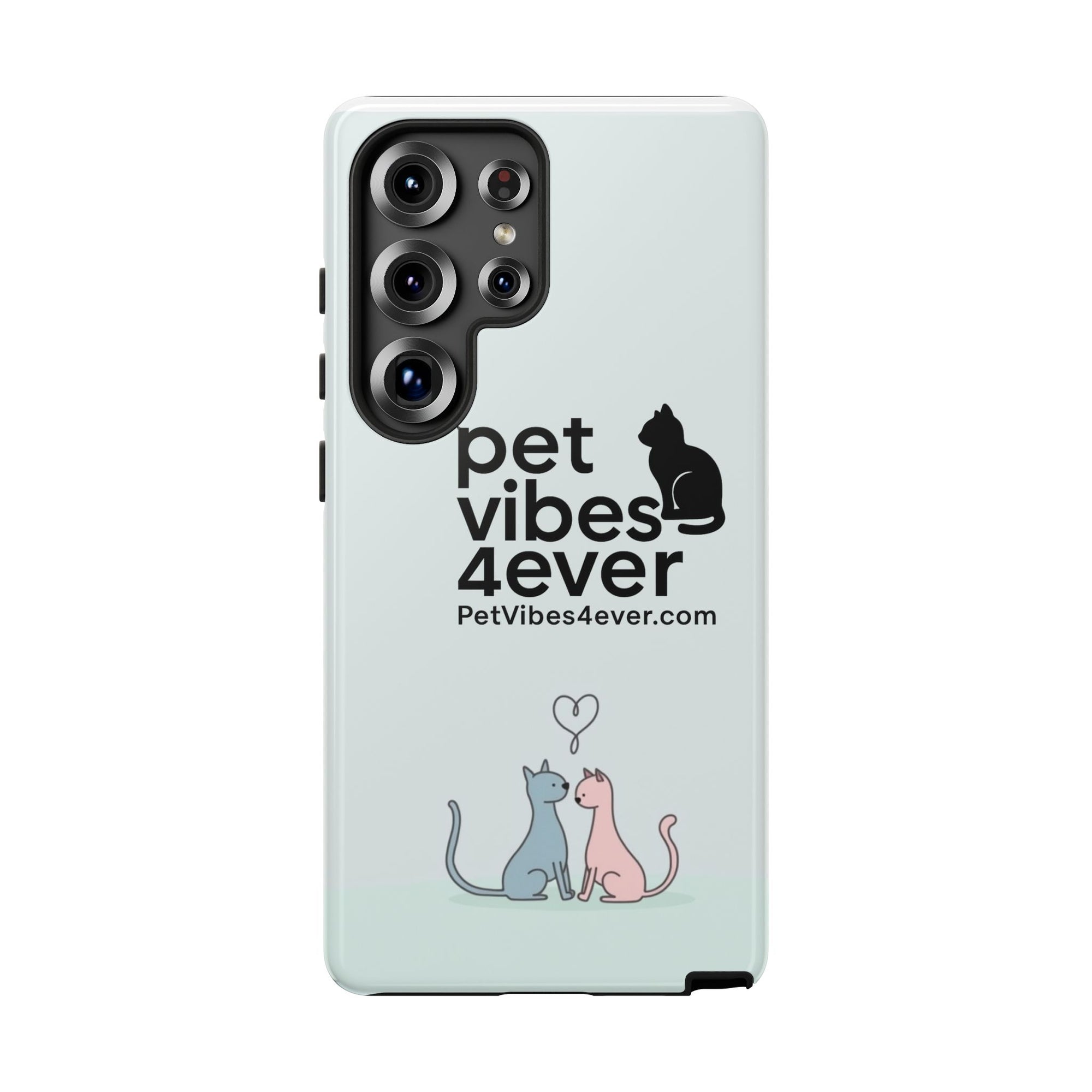 Cute Cat Phone Case, Colorful Tough Case for Pet Lovers, Cat-Themed Accessory, Gift for Animal Lovers, Mobile Phone Protection