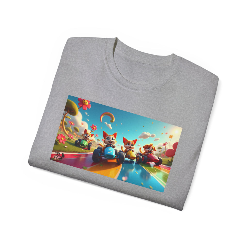 Colorful Fantasy Art Tee, Unisex Tee, Graphic T-Shirt, Fun Gift, Casual Wear, Summer Style, Festival Fashion