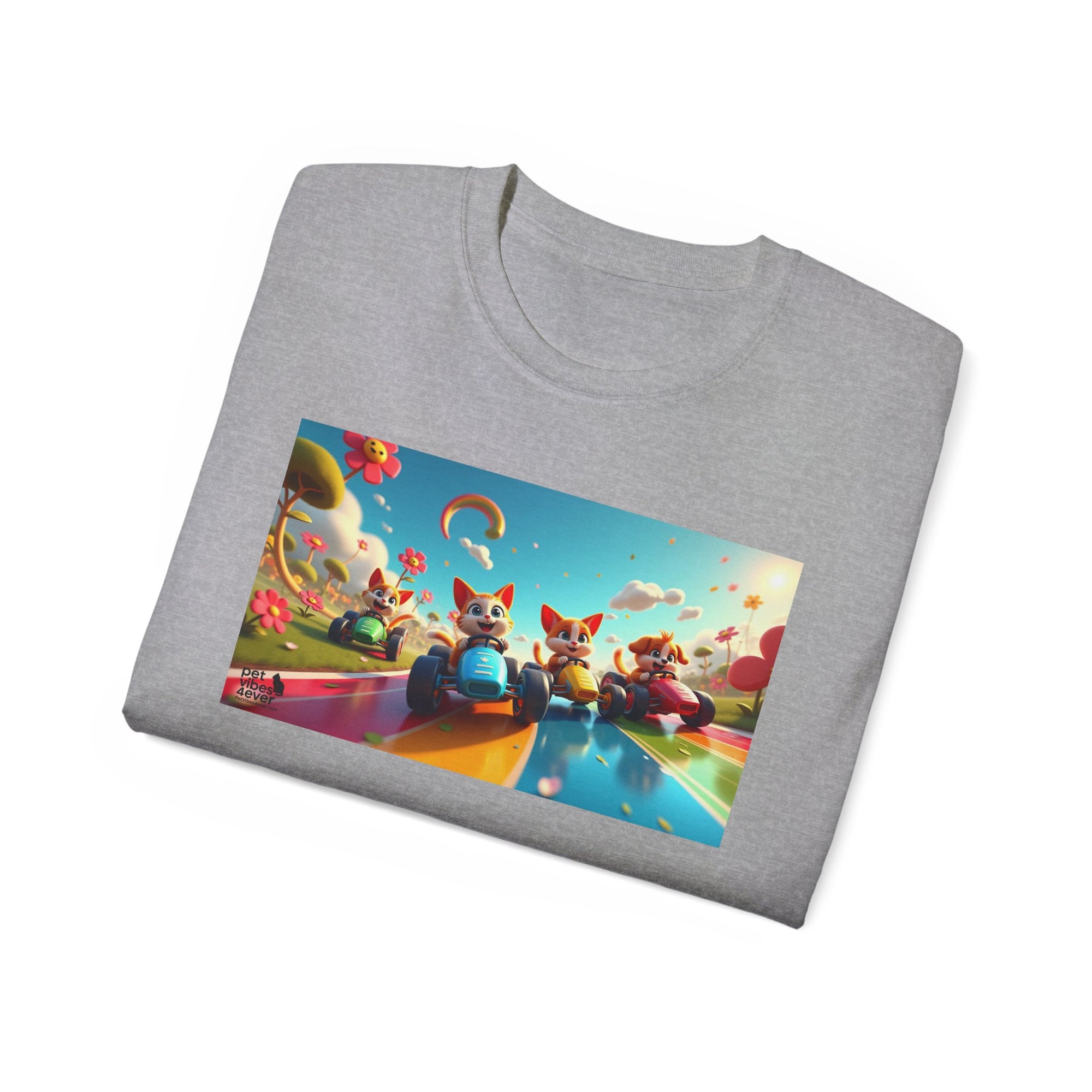 Colorful Fantasy Art Tee, Unisex Tee, Graphic T-Shirt, Fun Gift, Casual Wear, Summer Style, Festival Fashion