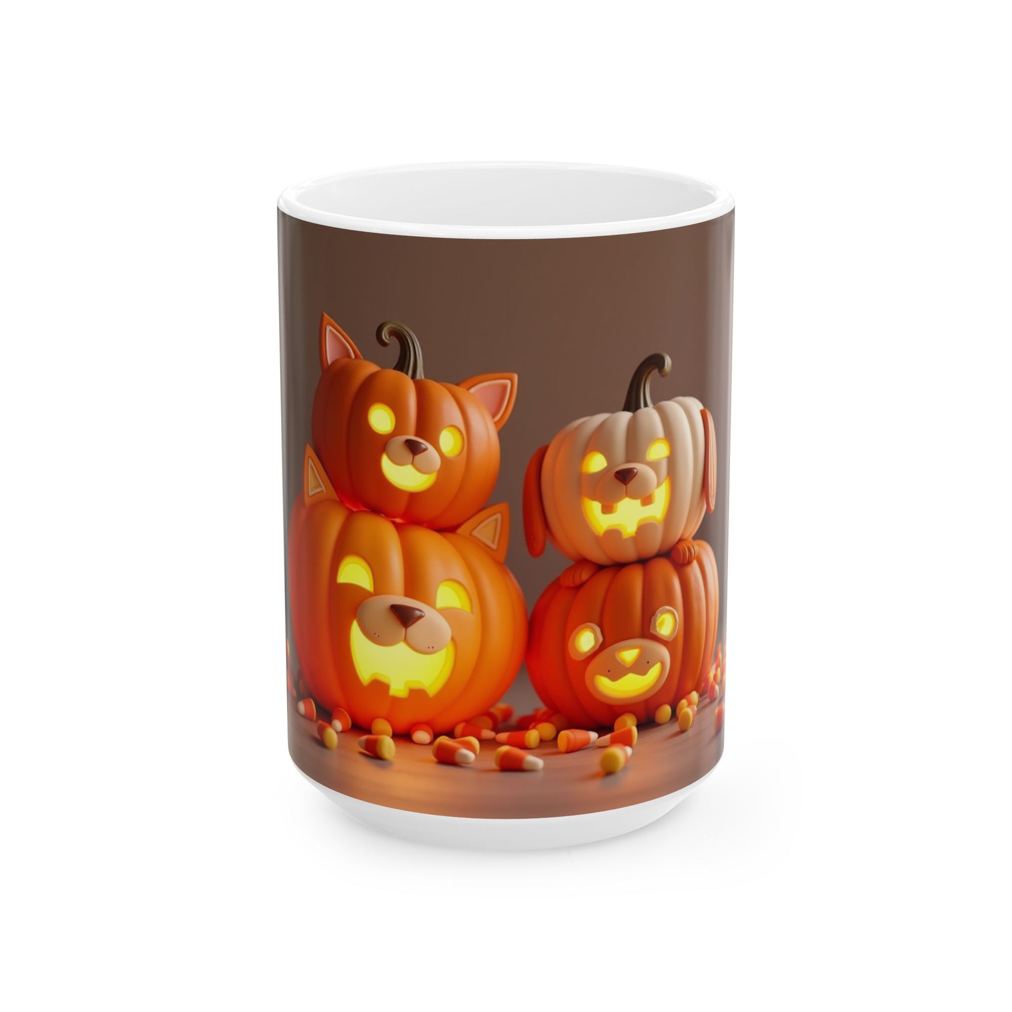 Festive Pumpkin Mugs, Halloween Coffee Cup, Cute Fall Drinkware, Pumpkin Lovers Gift, Cozy Autumn Mug