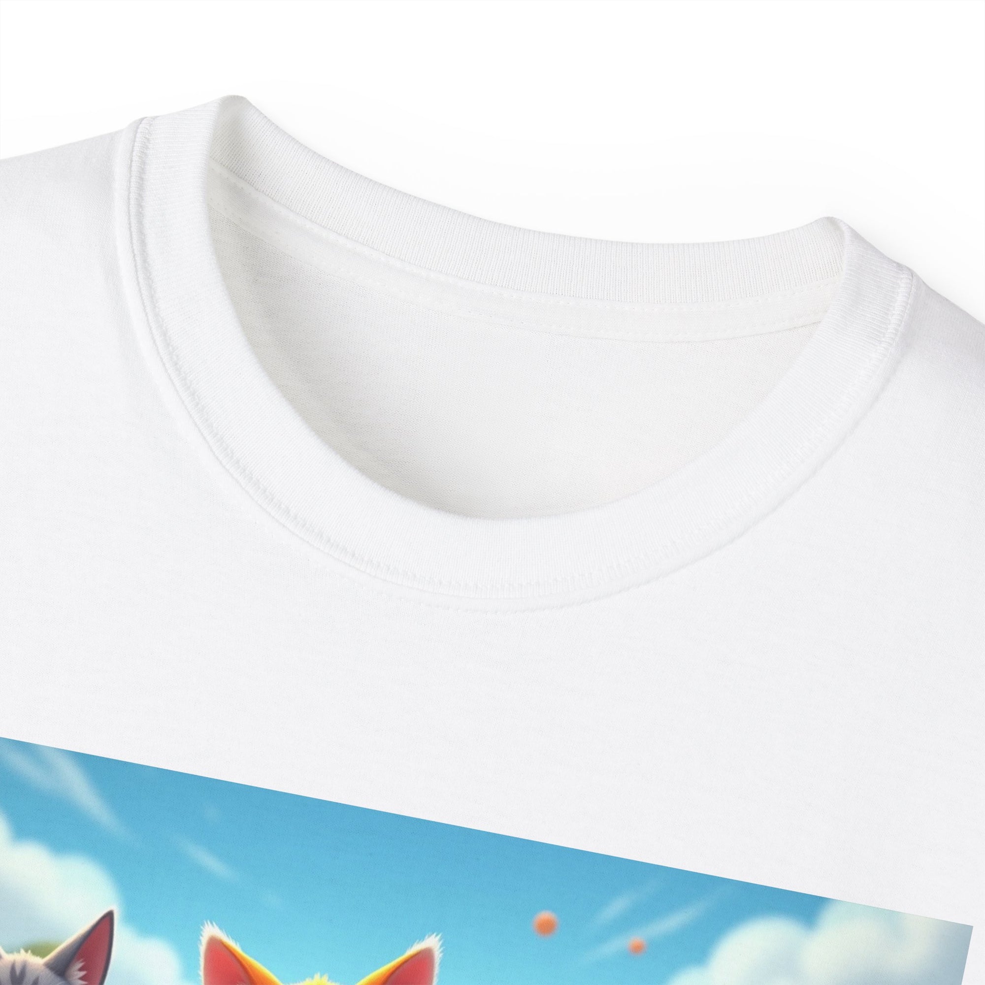 Cartoon Racing Friends Unisex Tee, Fun Gift for Gamers, Kid-Approved Style, Birthday Present, Family Game Night Apparel