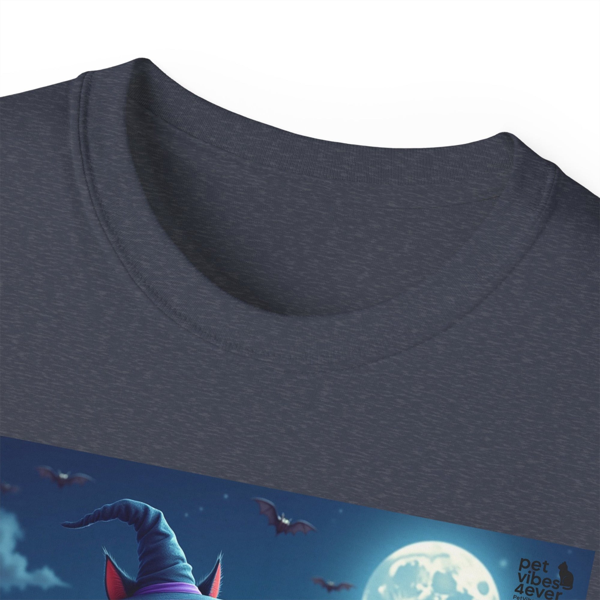 Moonlit Witch Unisex Tee | Spooky Vibes, Halloween Must-Have, Cozy Gift, Comfortable Everyday Wear, Magical Spirit Apparel