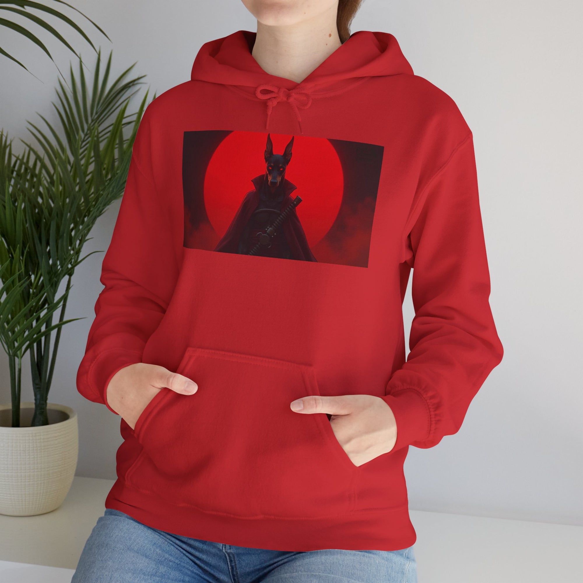 Red Sun Graphic Hoodie for Fans, Perfect for Cozy Days, Gifting, Festivals, and Casual Outings.