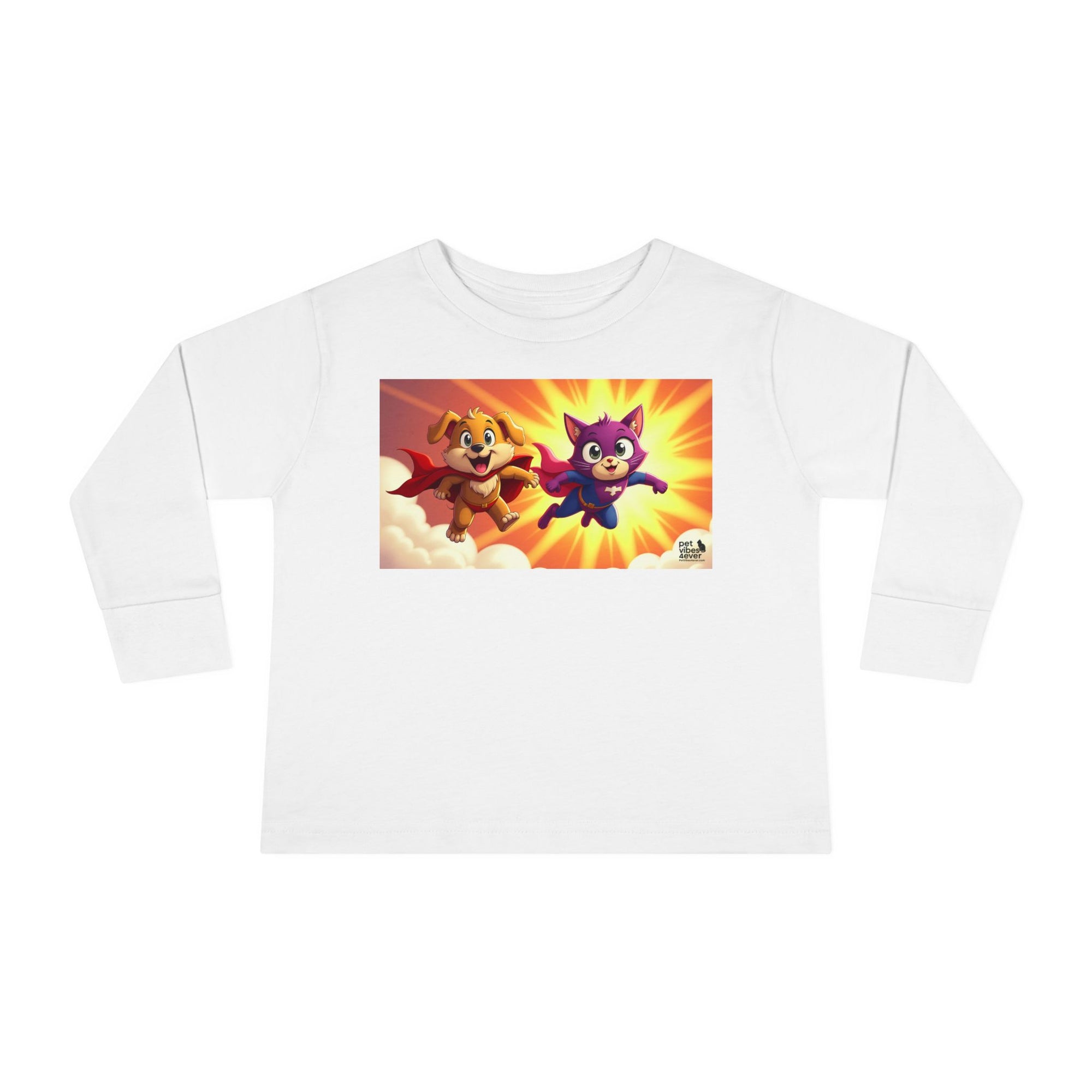 Toddler Superhero Long Sleeve Tee, Kids Shirt, Playtime Apparel, Gift for Toddlers, Fun Family Outing Clothing