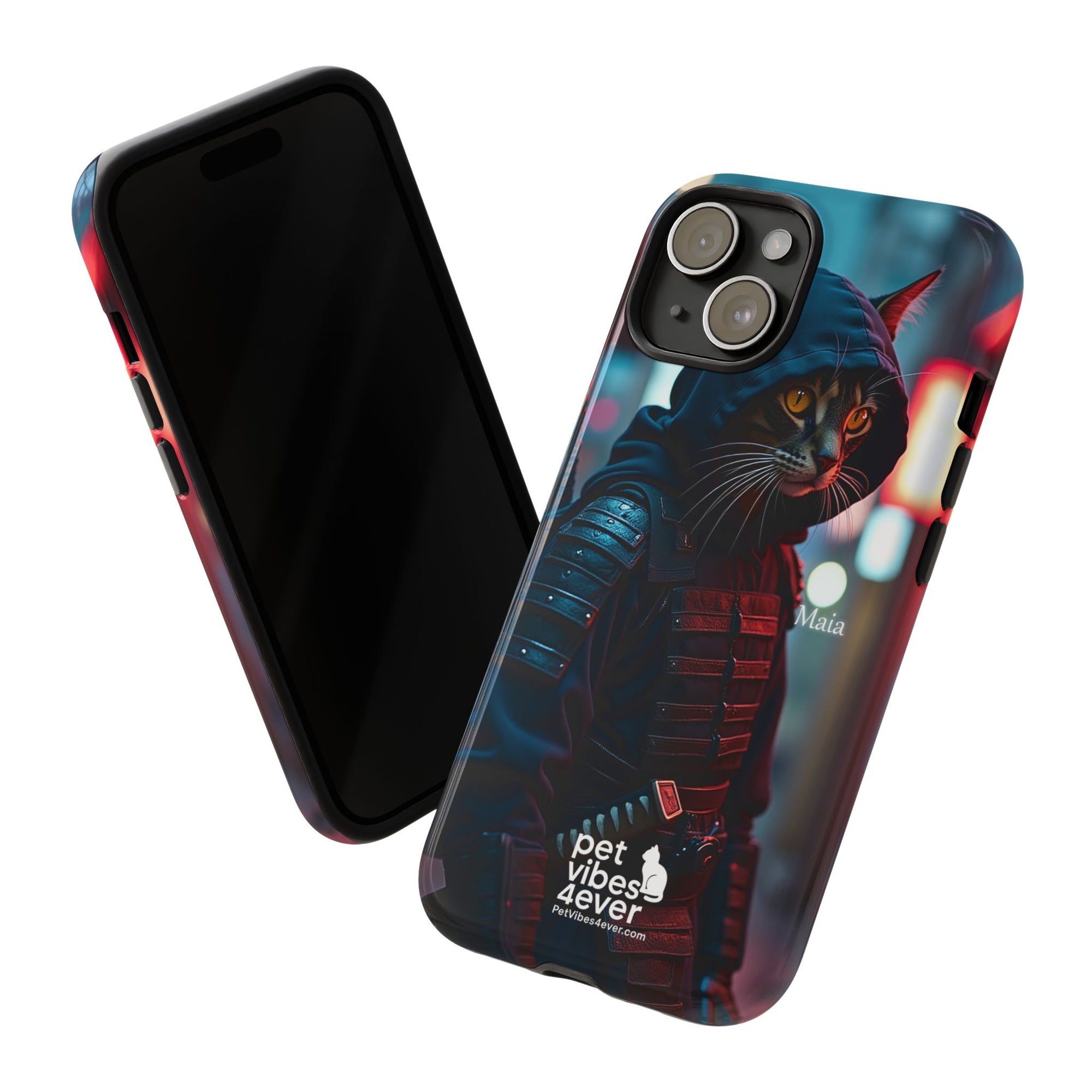 Tough Cases: Cool Cat Phone Case with 'Pet Vibes 4ever', Perfect for Cat Lovers, Unique Gift for Pet Enthusiasts, Fun Phone Accessory, [...]