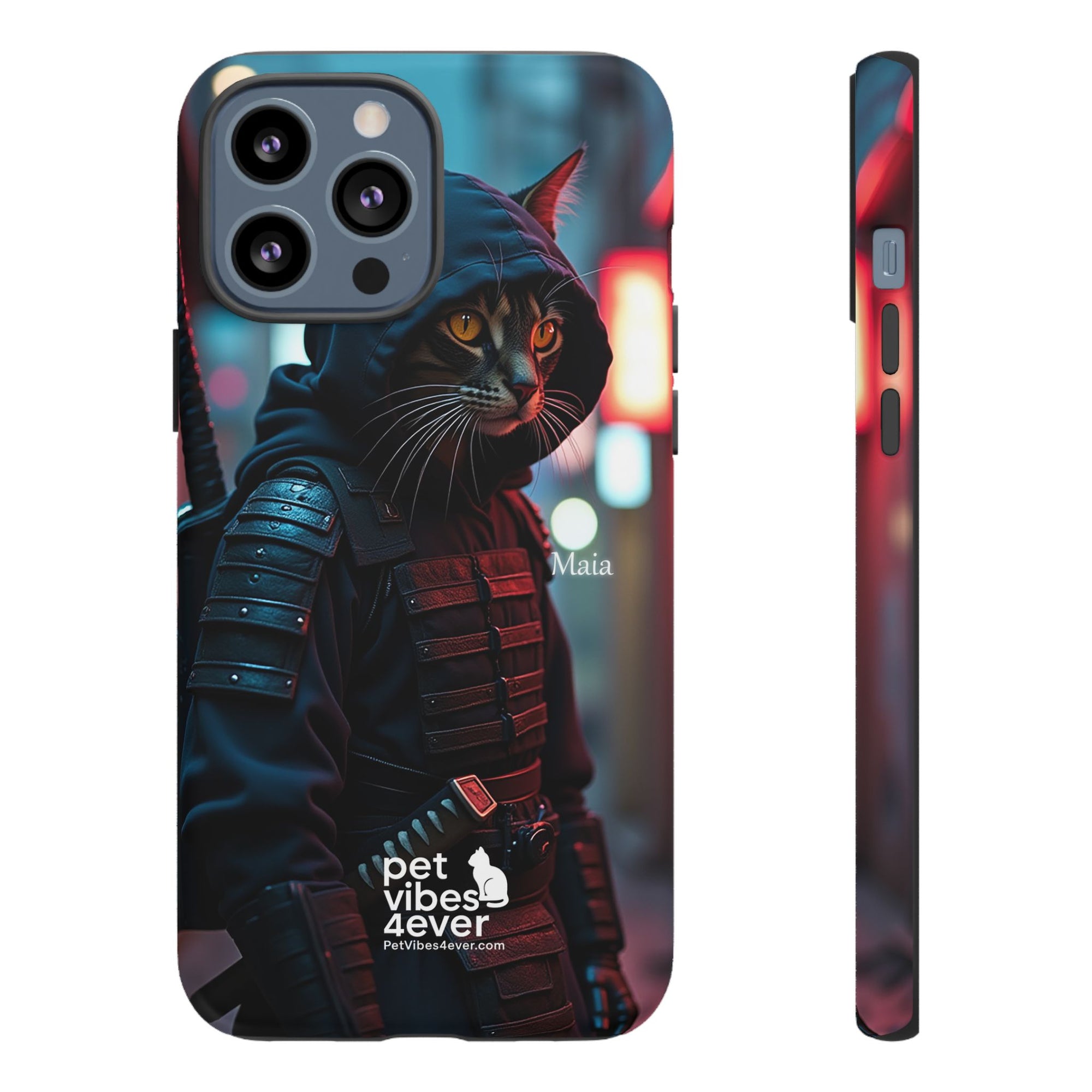 Tough Cases: Cool Cat Phone Case with 'Pet Vibes 4ever', Perfect for Cat Lovers, Unique Gift for Pet Enthusiasts, Fun Phone Accessory, [...]