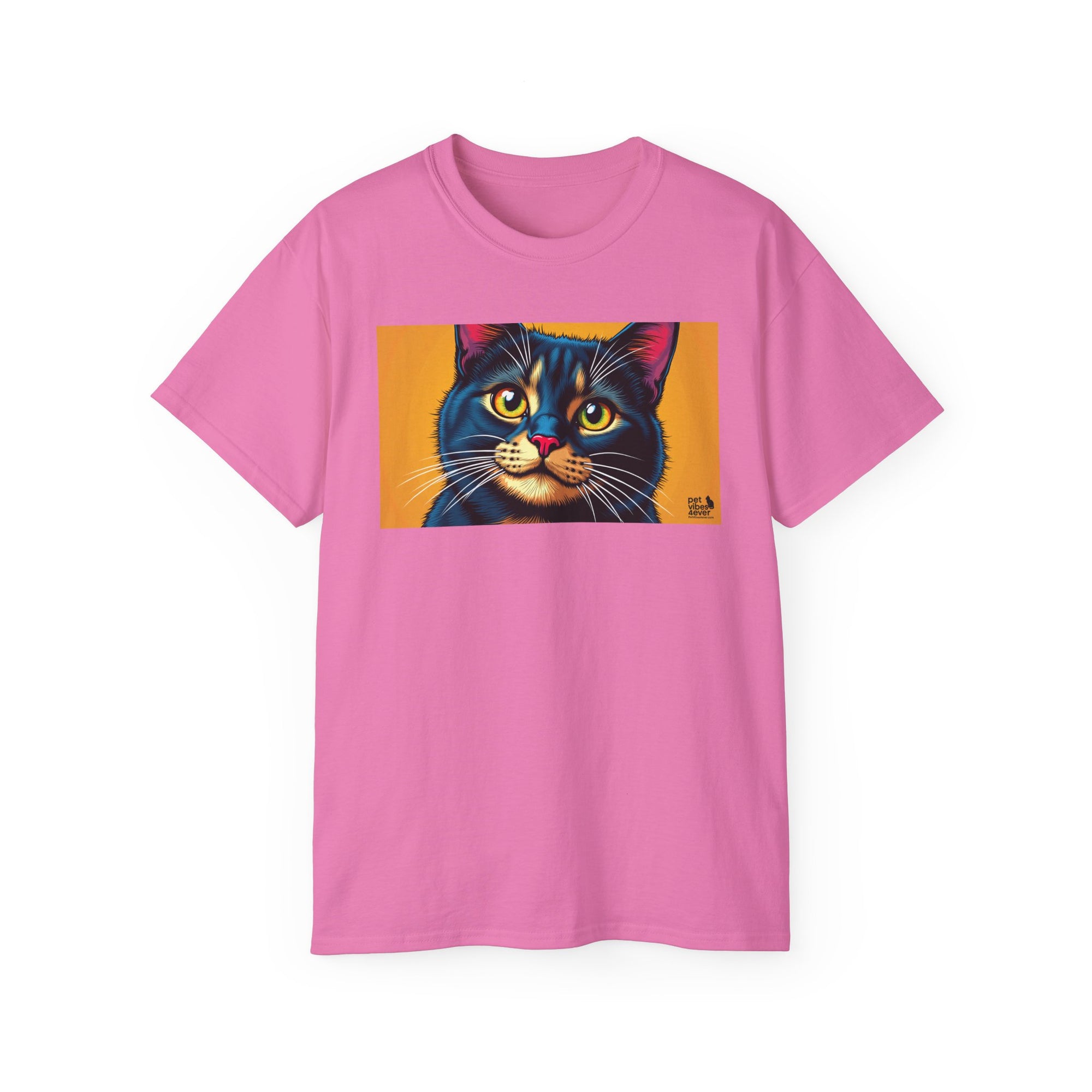 Whimsical Cat Art Tee, Funny Cat Lover Shirt, Gift for Cat Owners, Unique Pet Theme Apparel, Cozy Everyday Wear, Birthday Gift