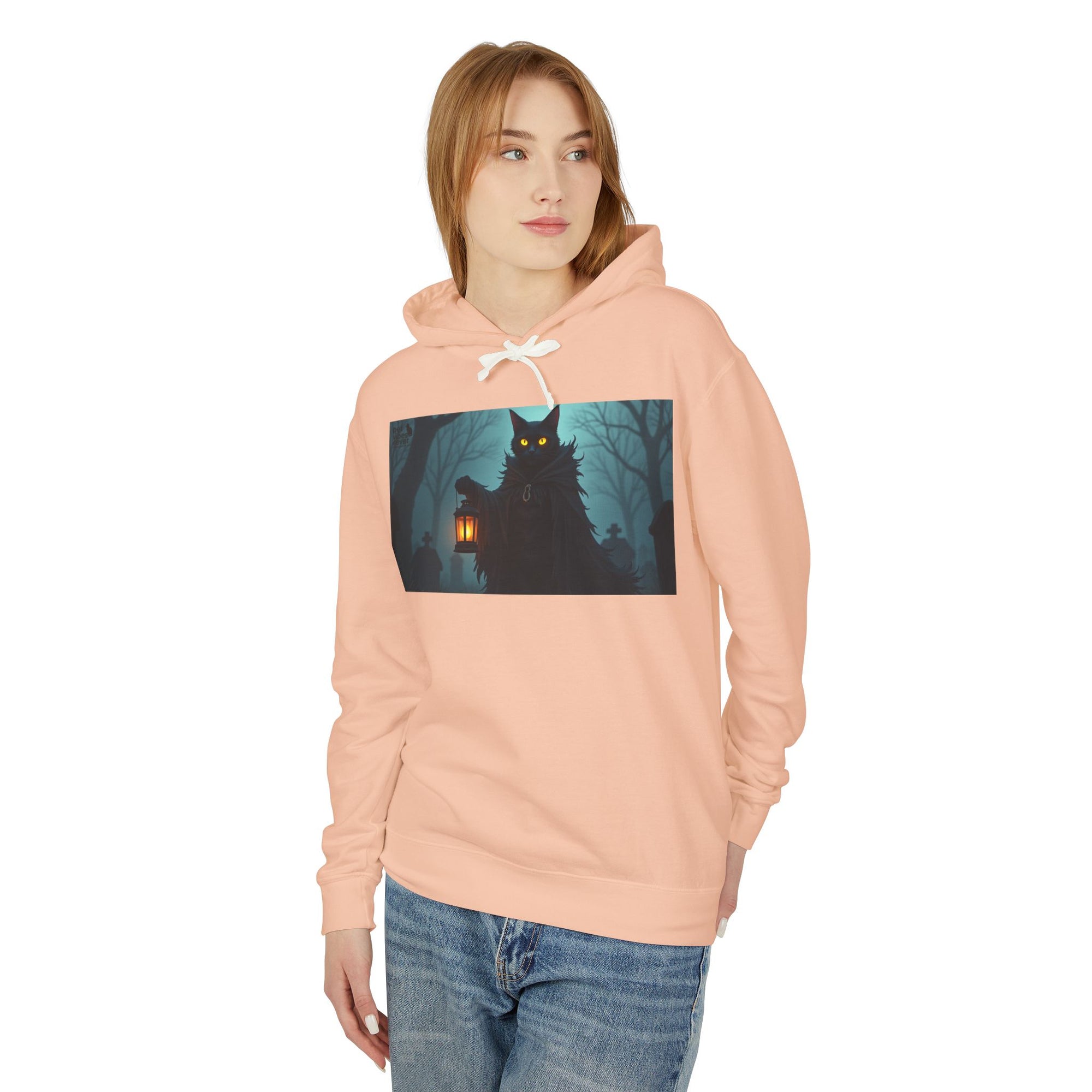 Mysterious Forest Hoodie, Cozy Lightweight Hooded Sweatshirt for Fall, Perfect for Halloween, Unisex Gift, Casual Wear, Autumn Style