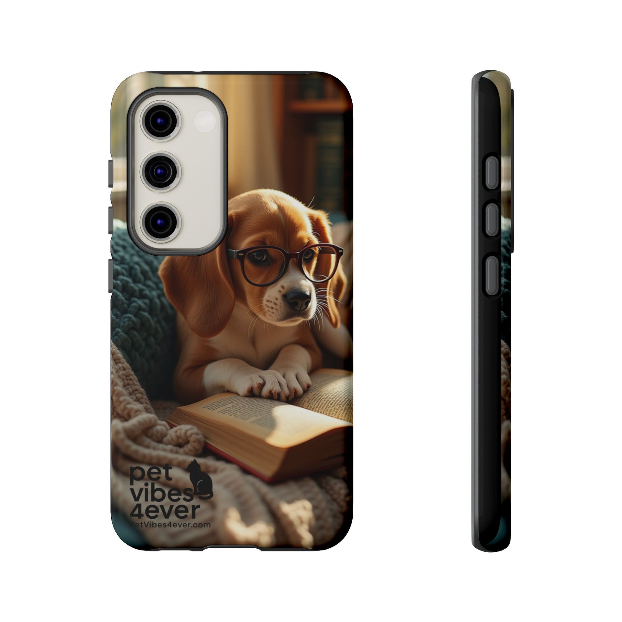 Dog-Themed Phone Case with "Pet Vibes Forever" Design, Cute Dog Accessories, Pet Lover Gift, Phone Cover, Animal Lover Decor