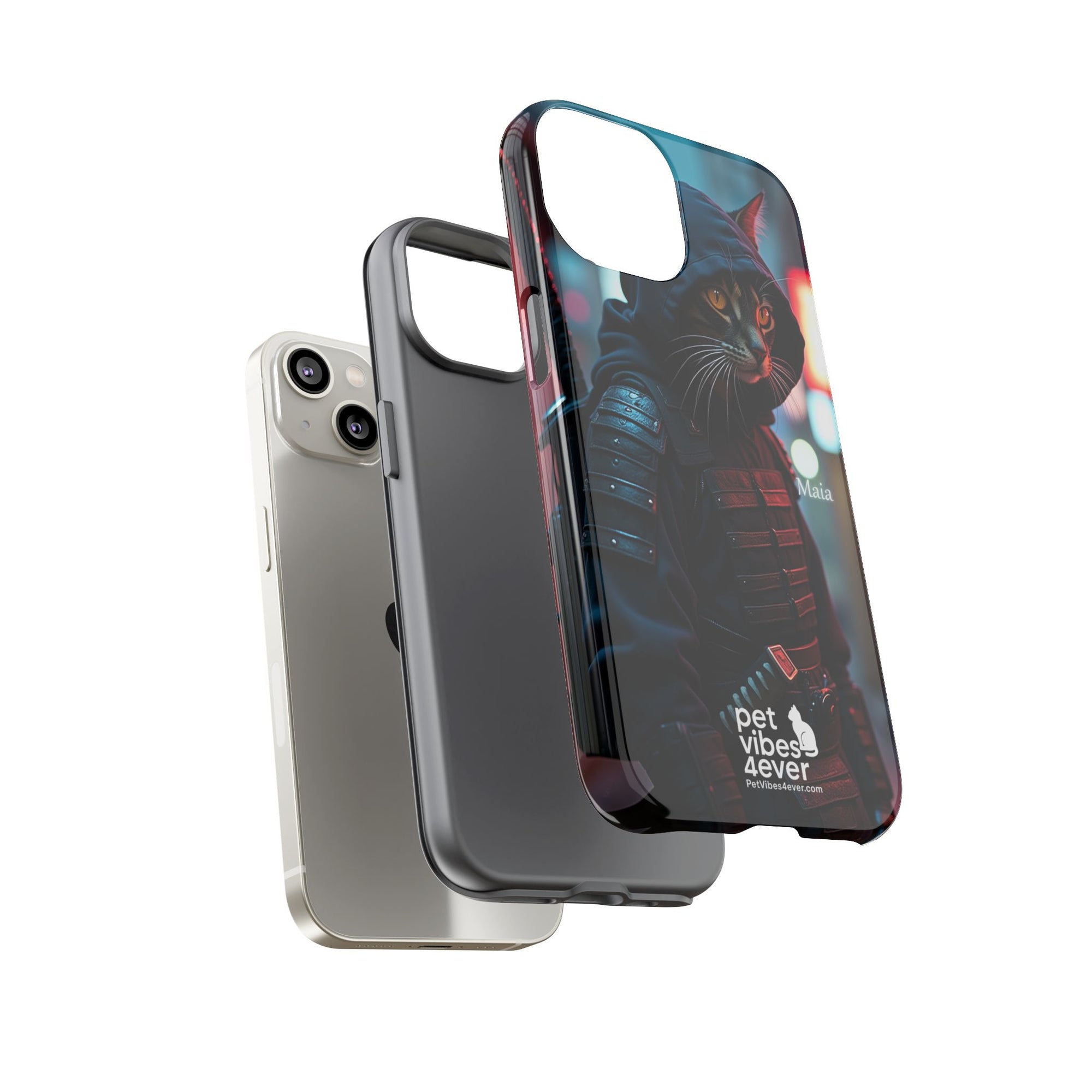 Tough Cases: Cool Cat Phone Case with 'Pet Vibes 4ever', Perfect for Cat Lovers, Unique Gift for Pet Enthusiasts, Fun Phone Accessory, [...]