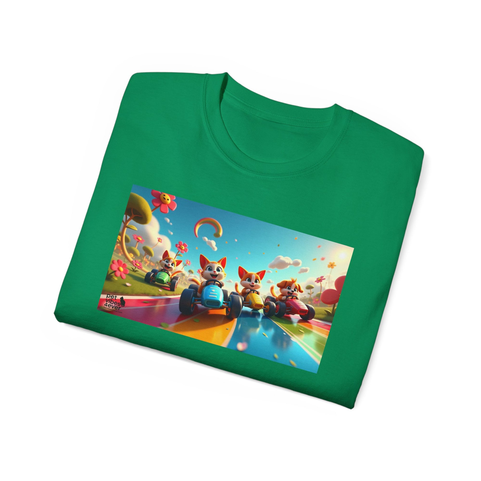 Colorful Fantasy Art Tee, Unisex Tee, Graphic T-Shirt, Fun Gift, Casual Wear, Summer Style, Festival Fashion