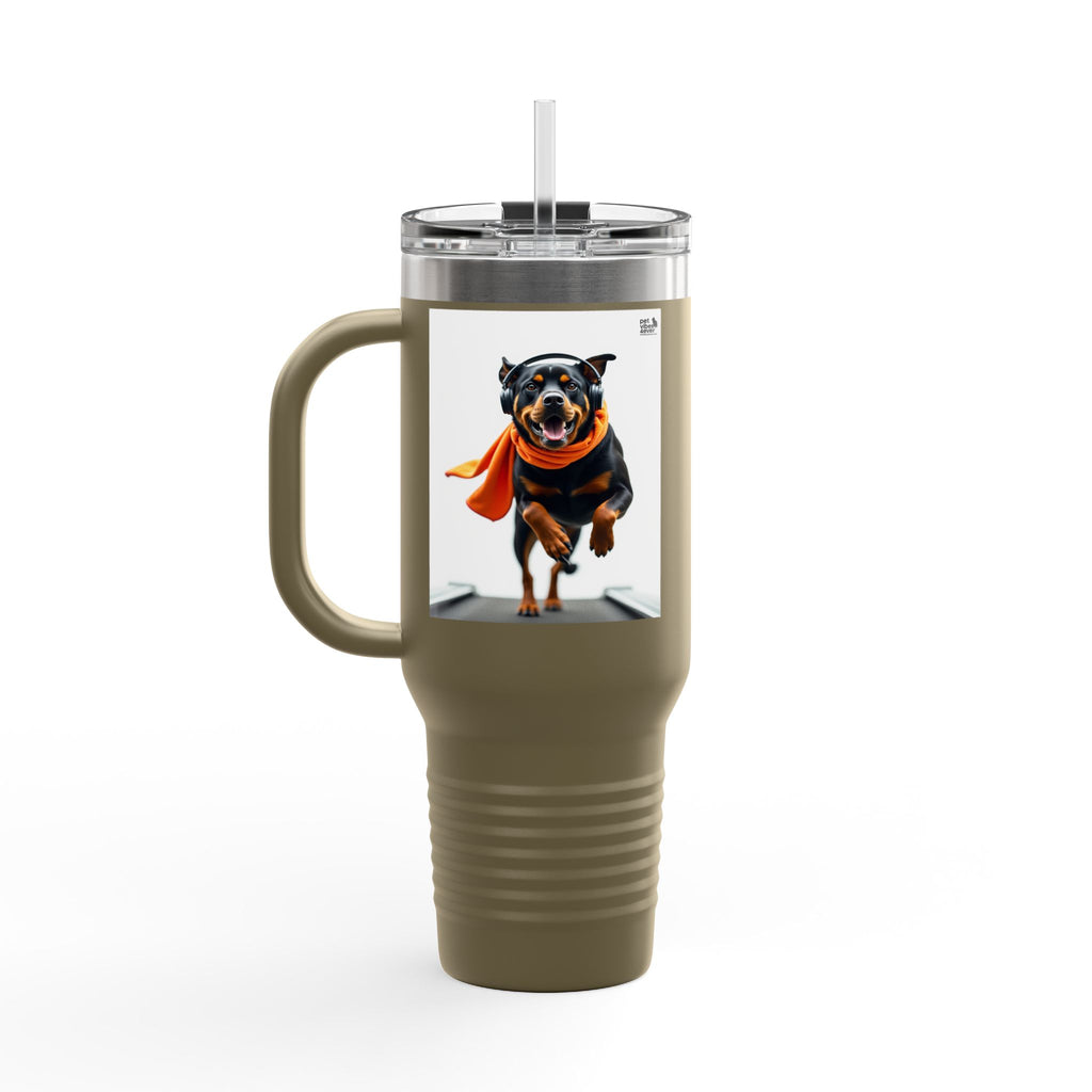Insulated Travel Mug - Perfect for Pet Lovers, Coffee Enthusiasts, Travel, Gift for Holidays, Eco-Friendly Drinkware, Customizable
