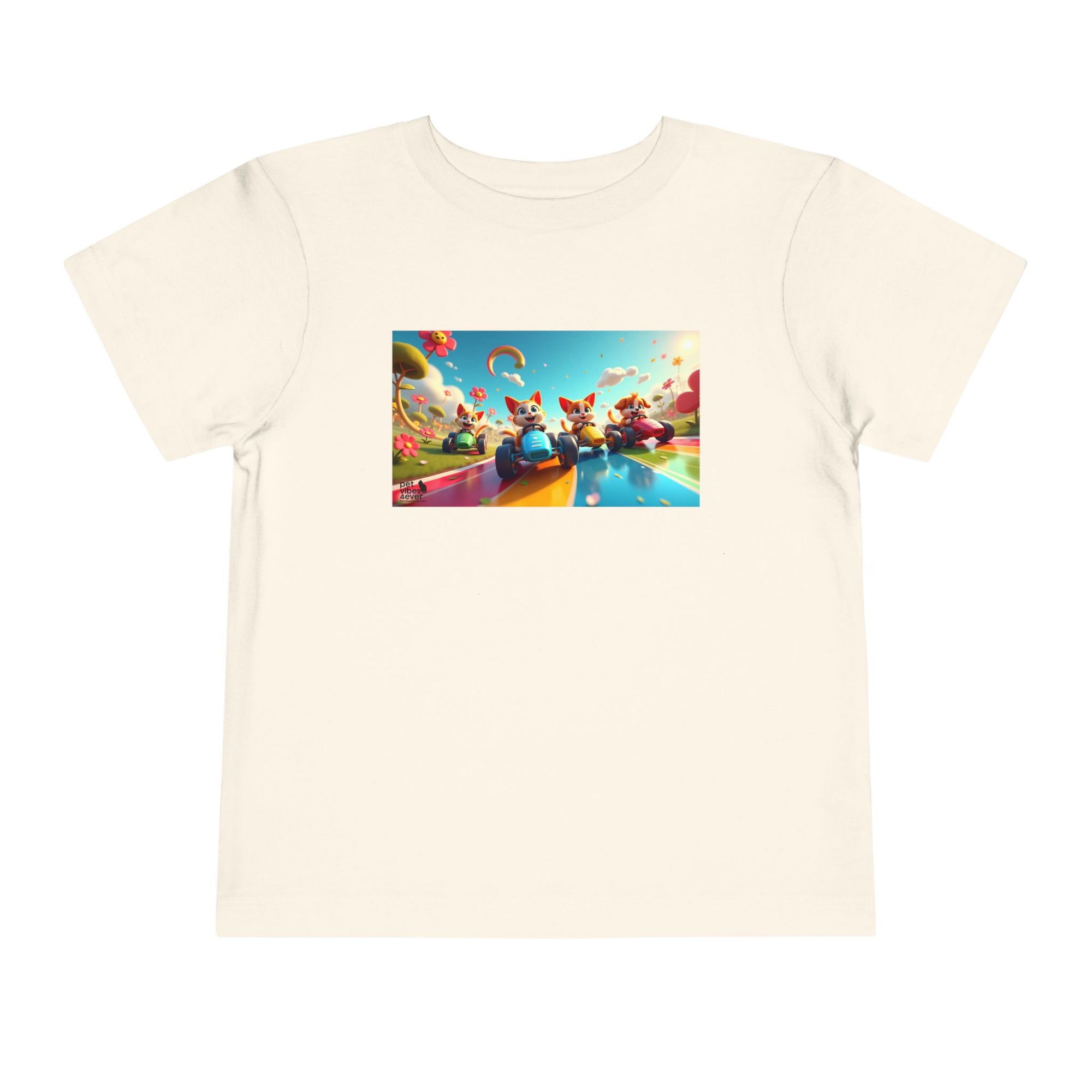 Colorful Toddler Short Sleeve Tee, Fun Kids T-Shirt, Summer Playwear, Birthday Gift, Rainbow Design Tee, Everyday Playwear