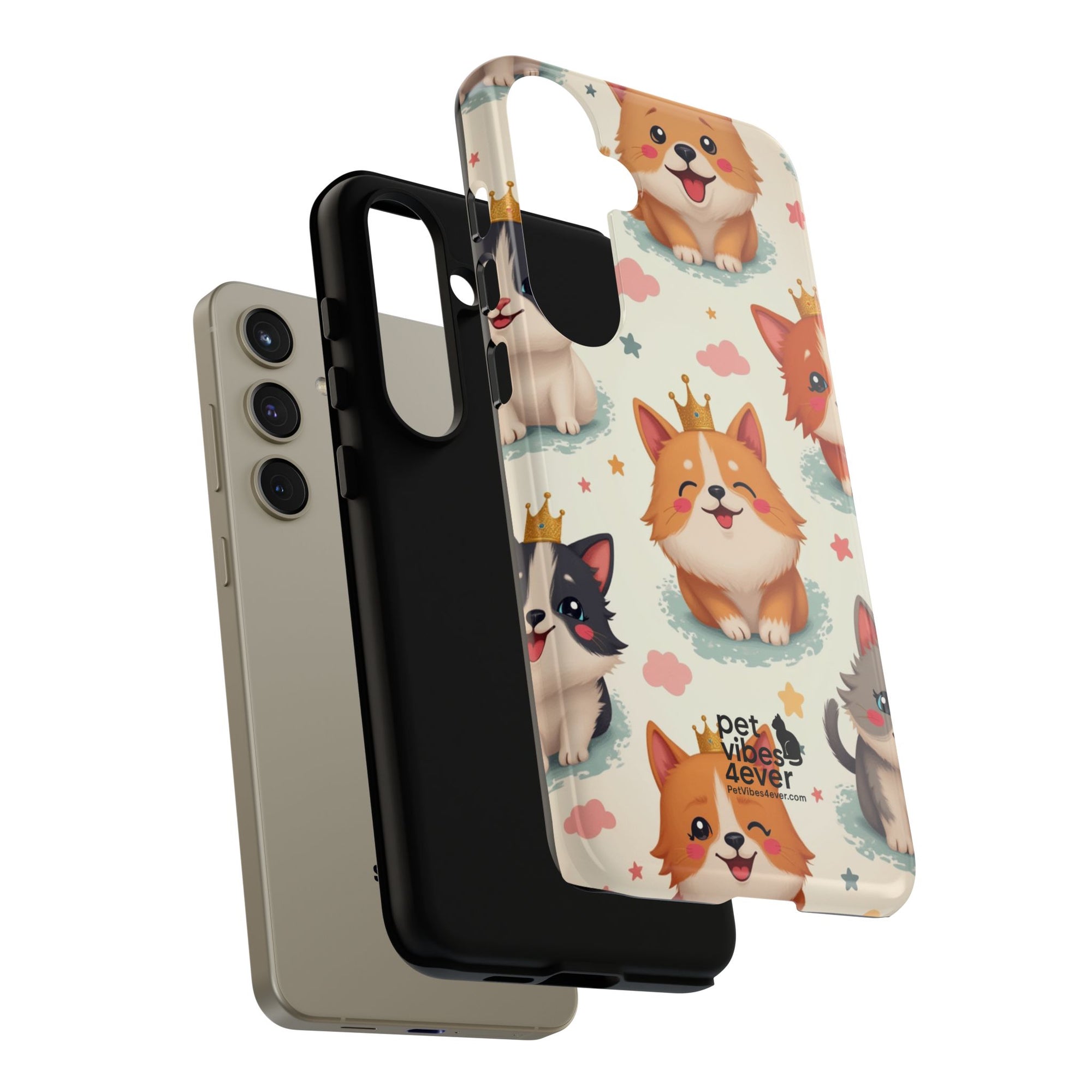 Cute Pet Phone Case, Animal Lover Gift, Dog Cat Lover Accessory, Phone Cover for Pet Parents, Birthday Gift for Pet Owners