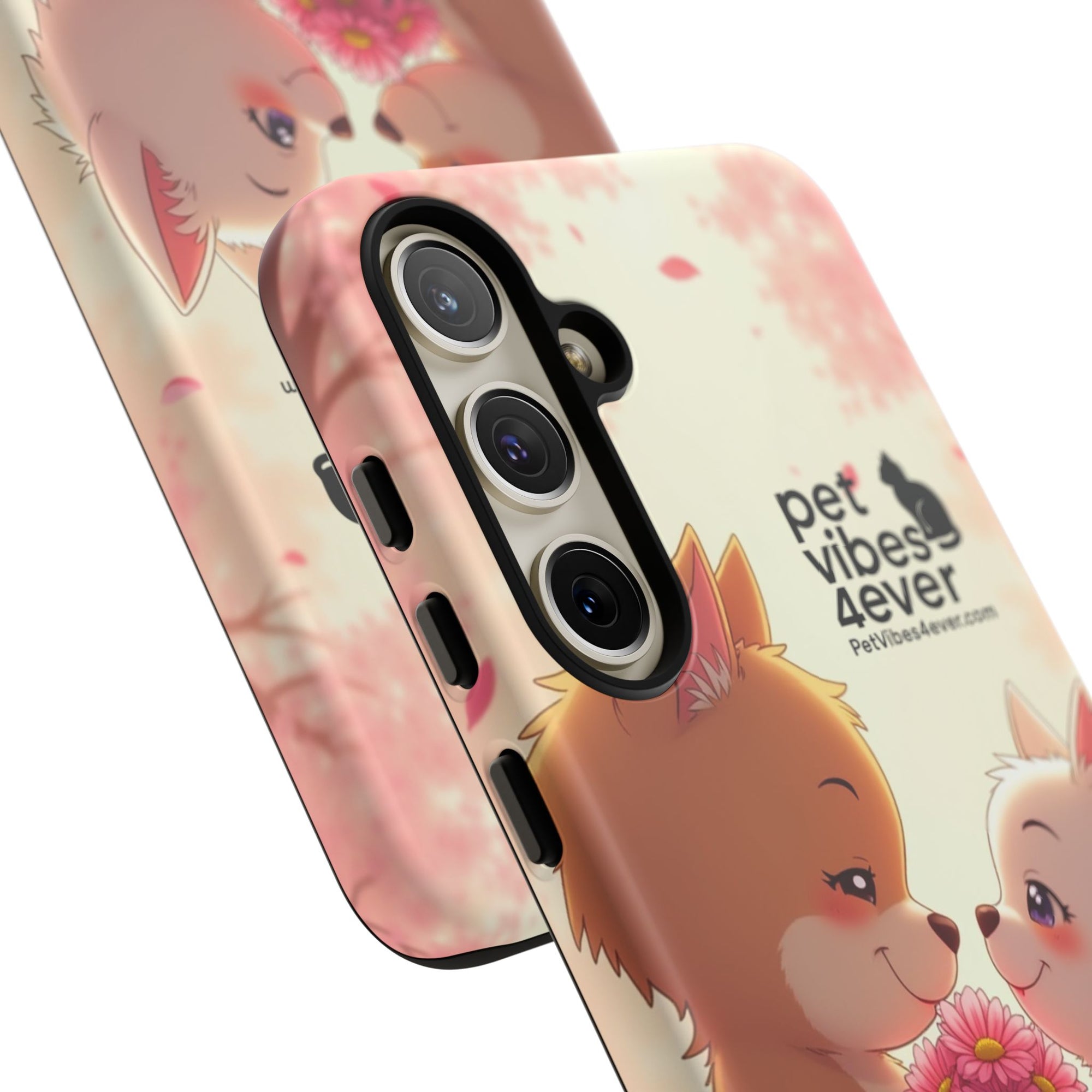 Cute Pet Themed Phone Case, Animal Lovers Gift, Valentine's Day, Cute Phone Cover, Pet Vibes Forever