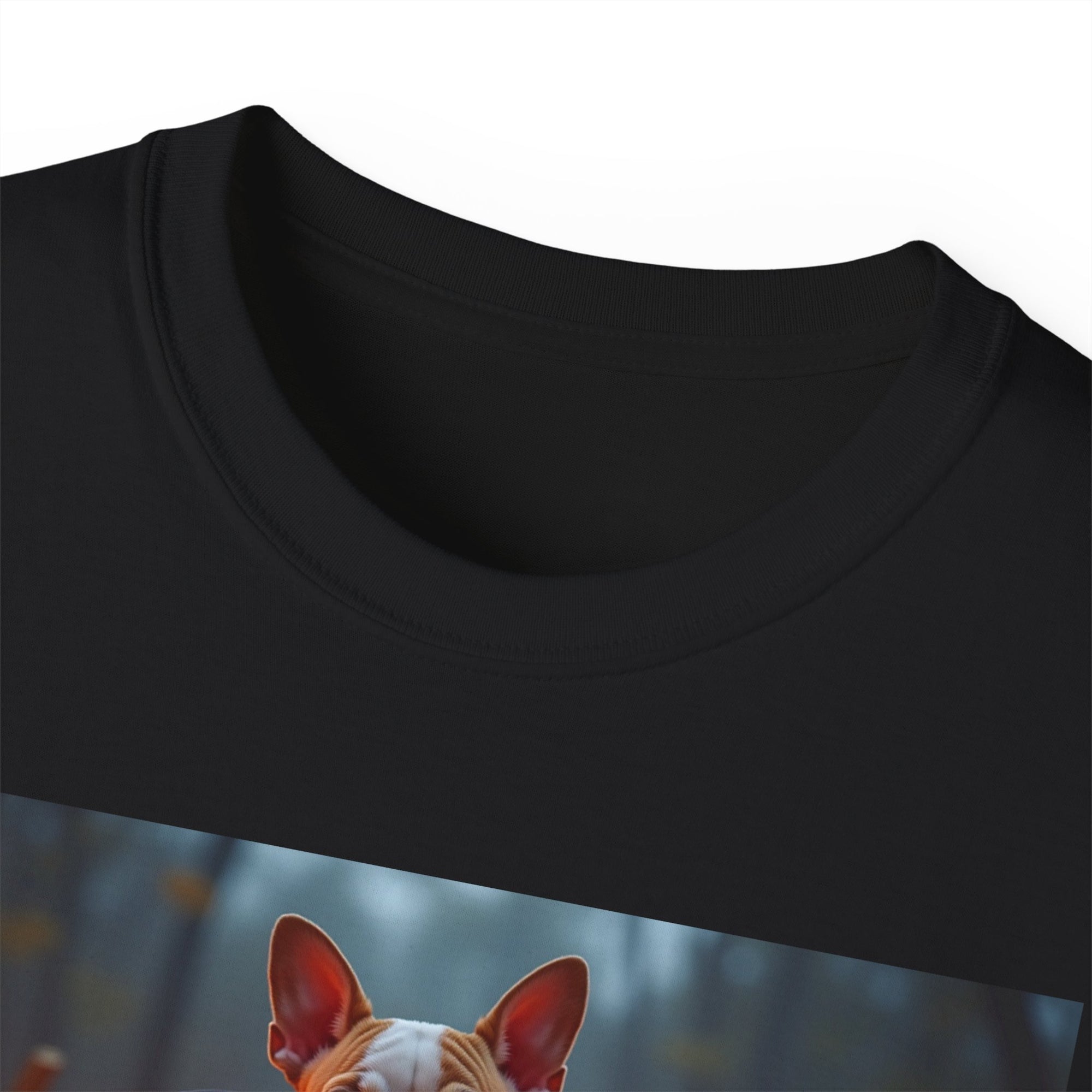 Halloween Dog Graphic Tee, Pumpkin Shirt, Fall Apparel, Casual Wear for Pet Lovers, Unisex Halloween T-Shirt