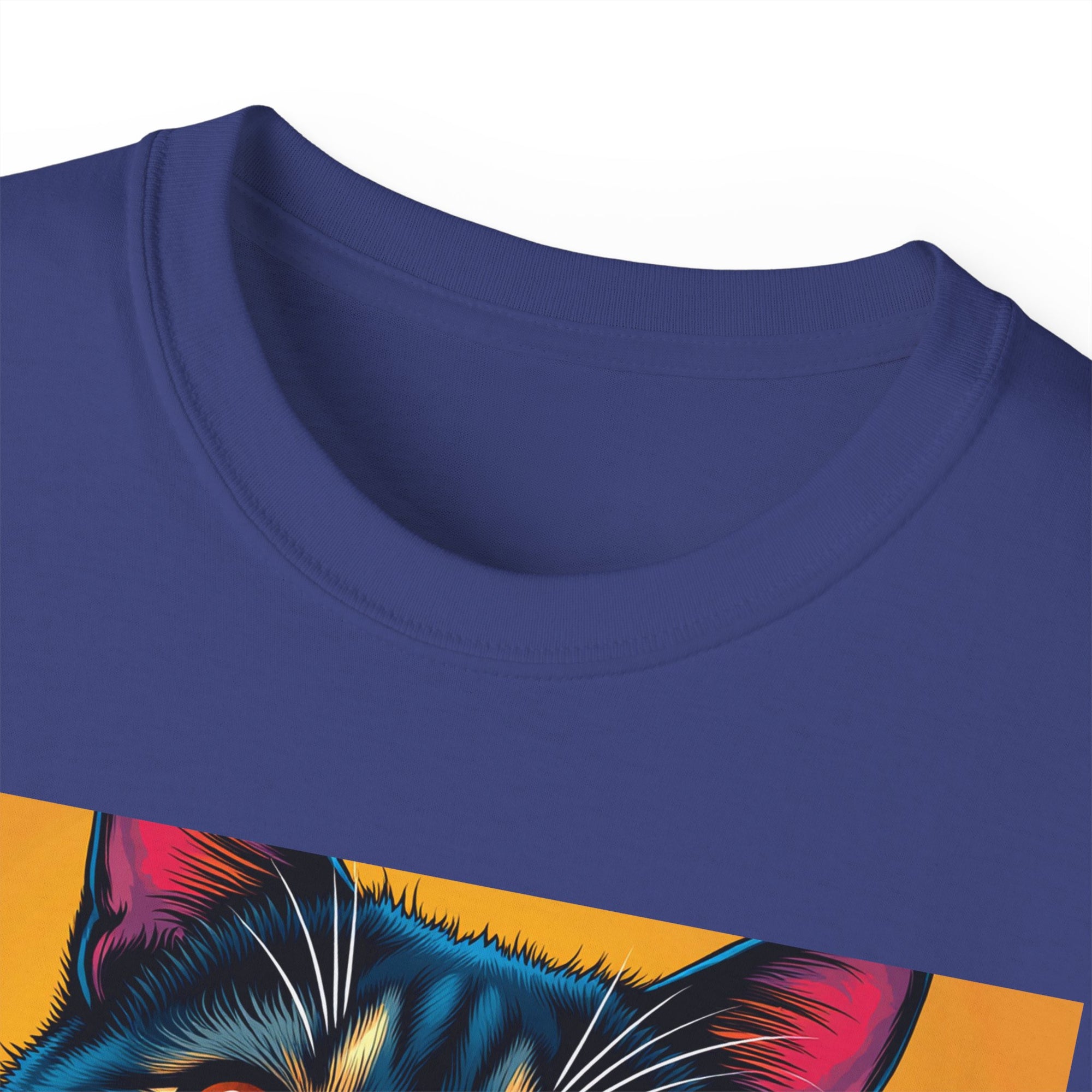 Whimsical Cat Art Tee, Funny Cat Lover Shirt, Gift for Cat Owners, Unique Pet Theme Apparel, Cozy Everyday Wear, Birthday Gift