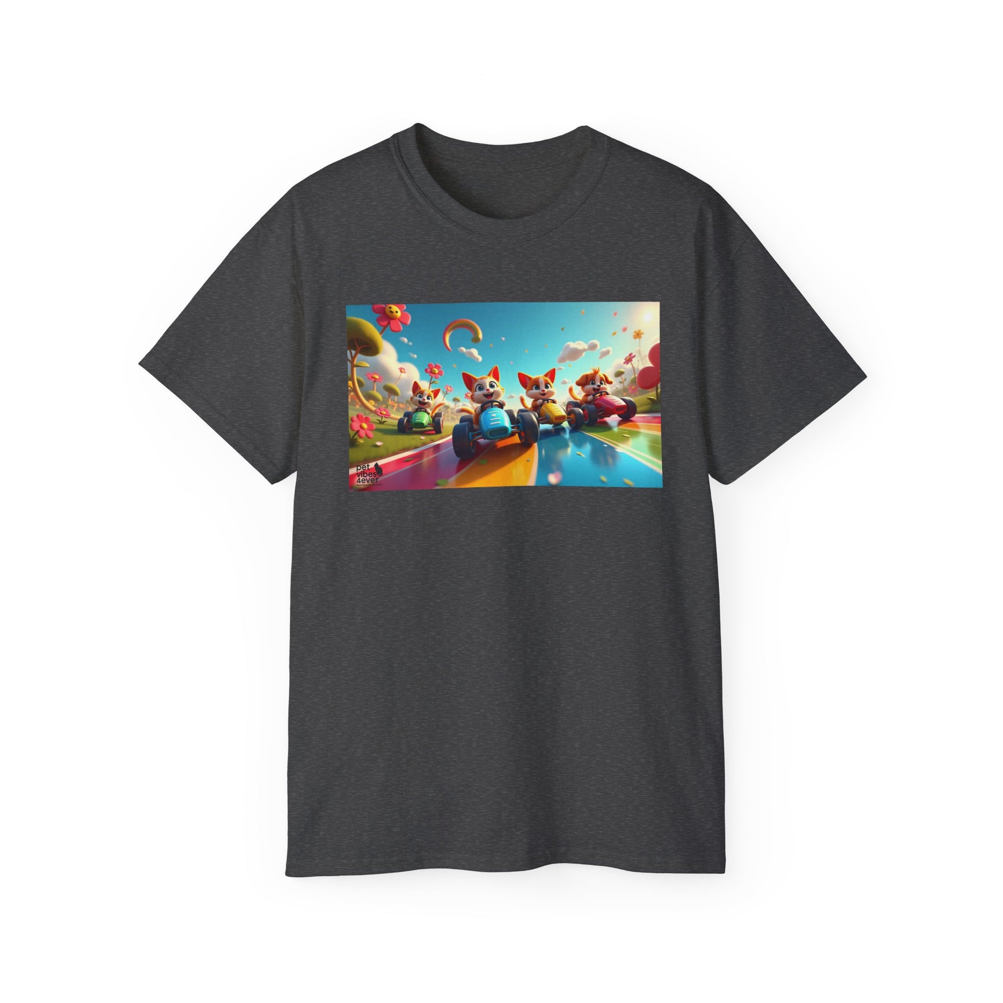 Colorful Fantasy Art Tee, Unisex Tee, Graphic T-Shirt, Fun Gift, Casual Wear, Summer Style, Festival Fashion