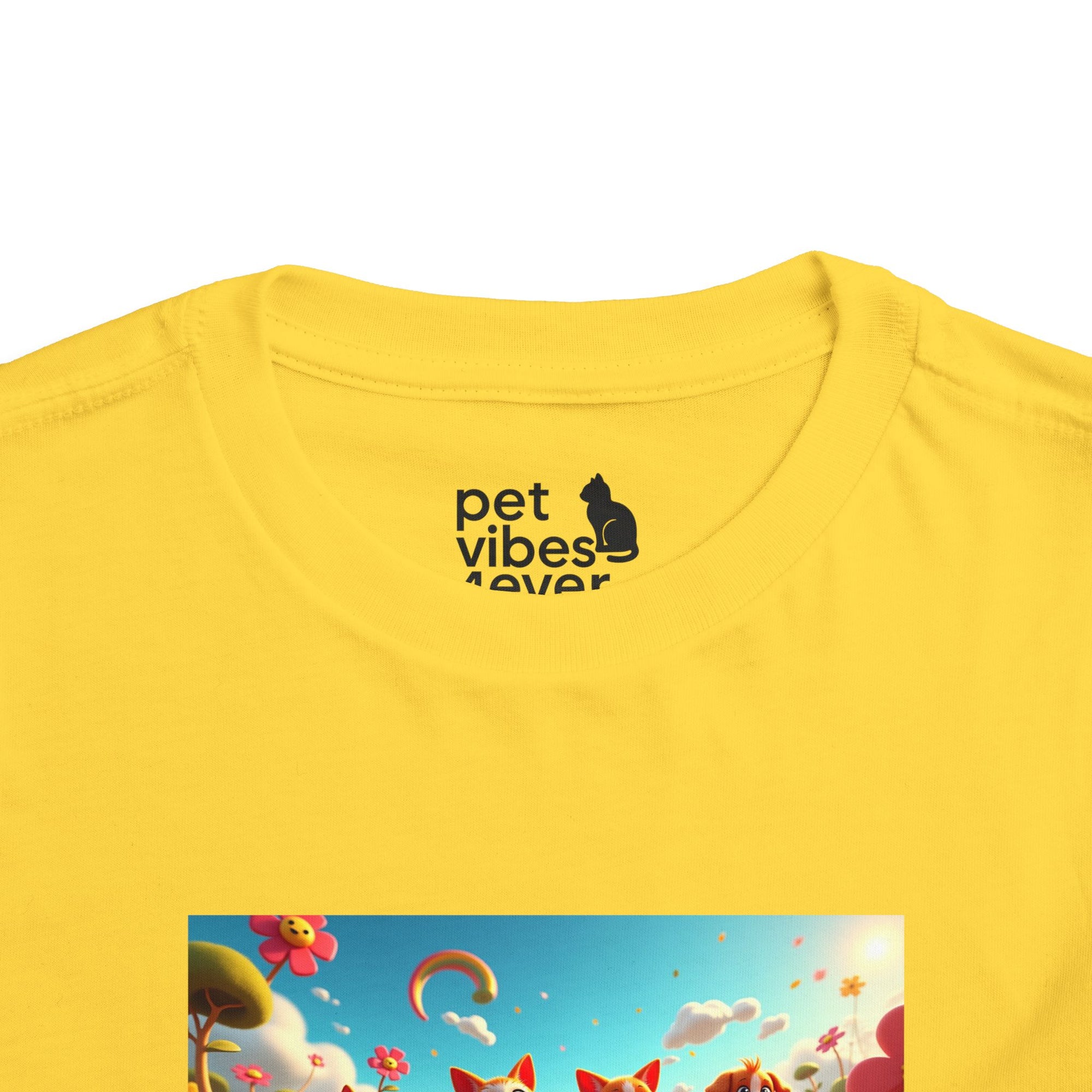 Colorful Toddler Short Sleeve Tee, Fun Kids T-Shirt, Summer Playwear, Birthday Gift, Rainbow Design Tee, Everyday Playwear